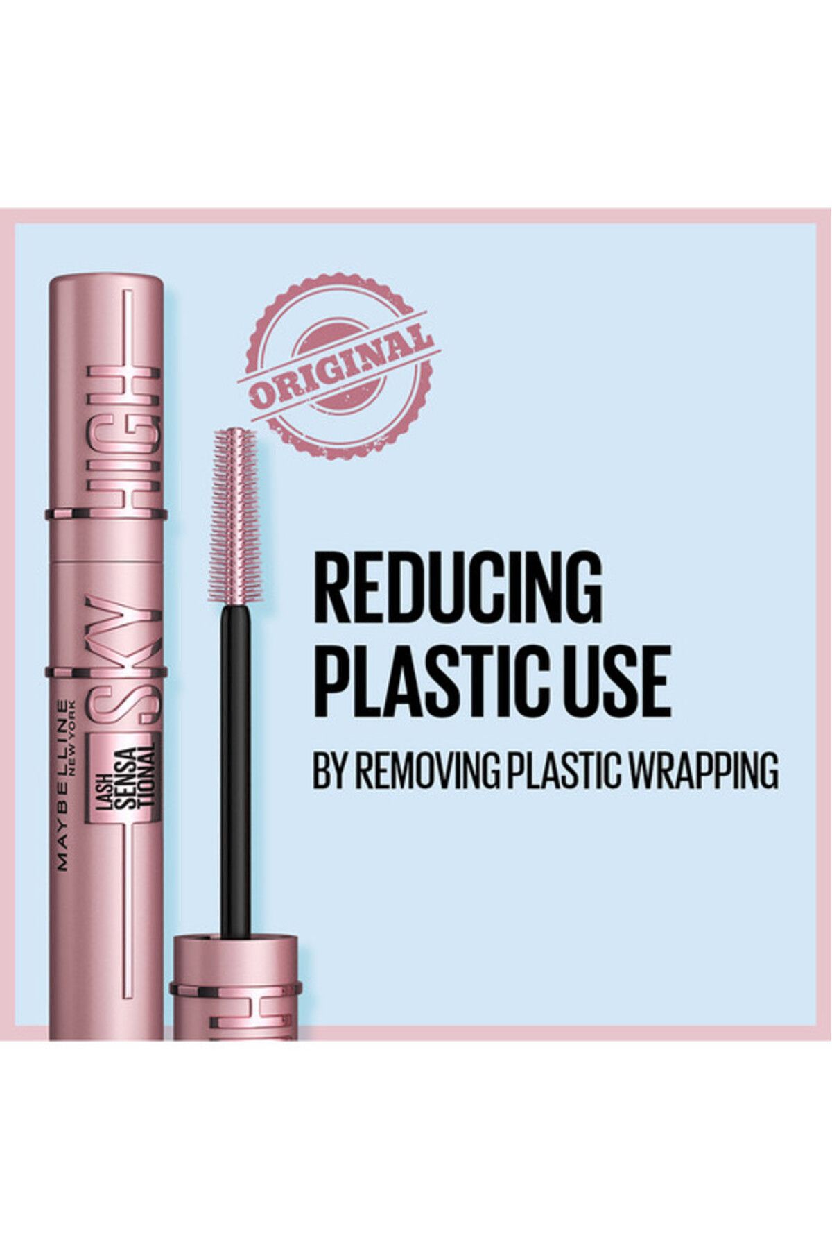 Maybelline New York-ماسكارا لاش سينسيشنال سكاي هاي، أسود للغاية 5