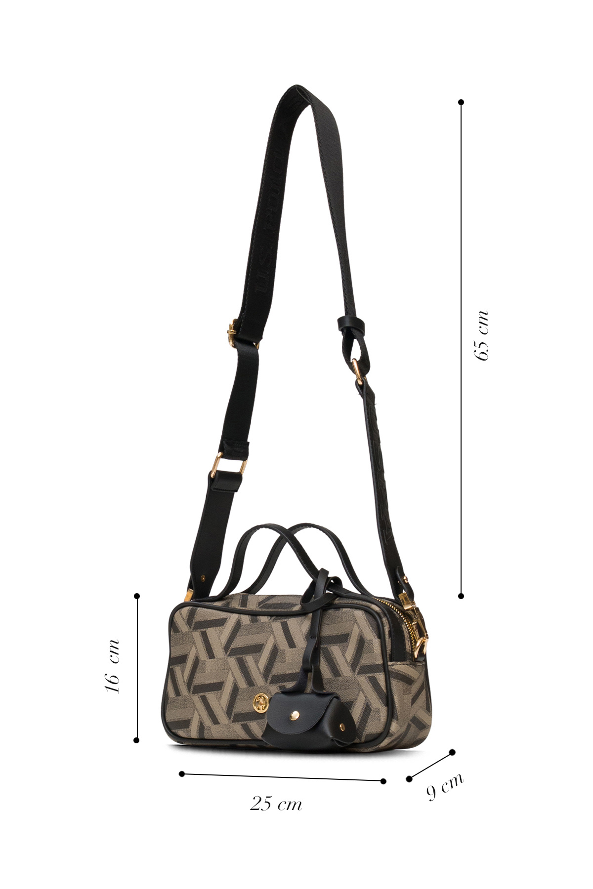 کیف پستی زنانه طرح دار | یو اس پولو U.S. Polo Assn. US25511 - تصویر 6
