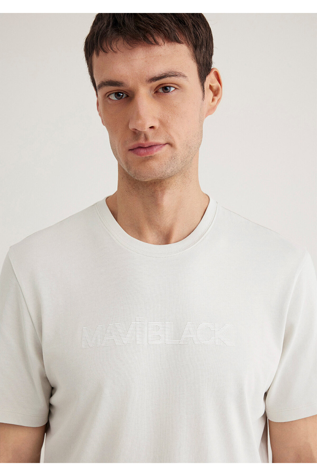 Mavi-Black Printed Gray T-Shirt Regular Fit 0612643 -70142 5