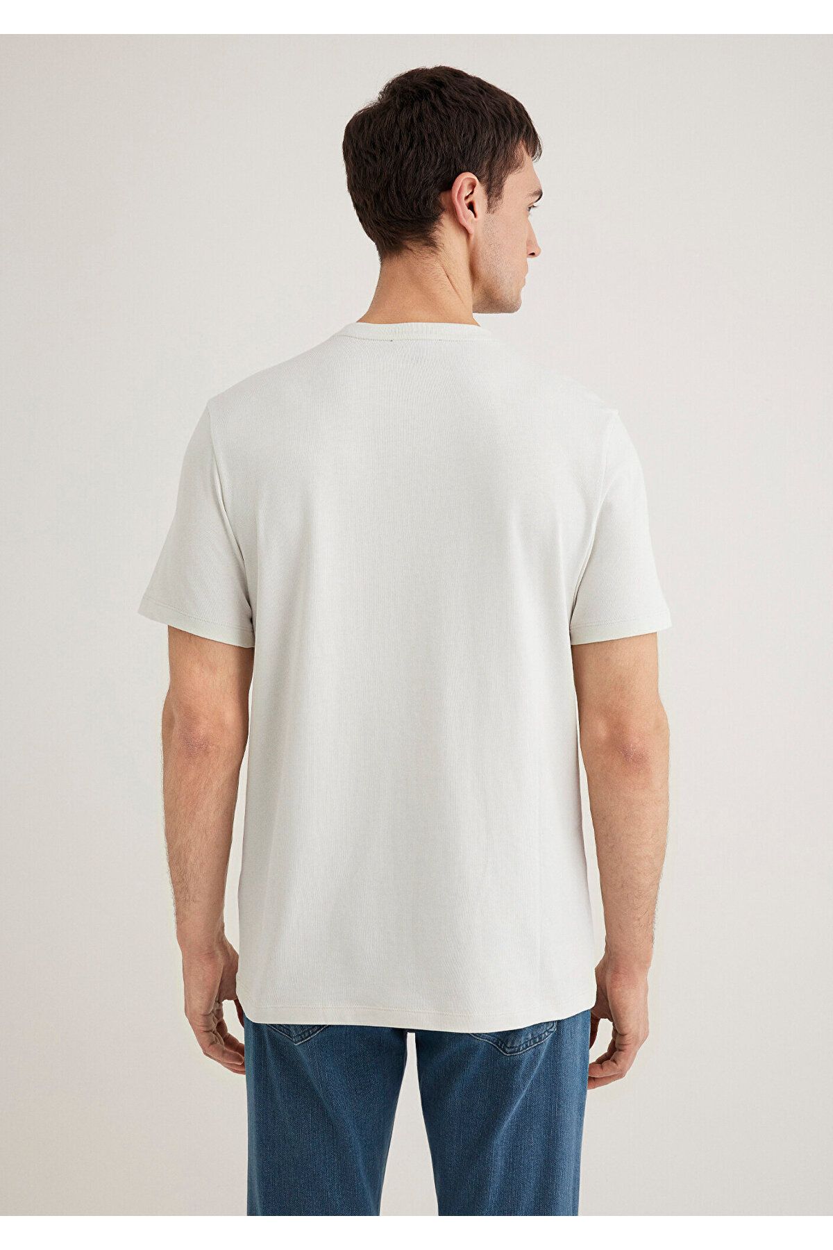Mavi-Black Printed Gray T-Shirt Regular Fit 0612643 -70142 4