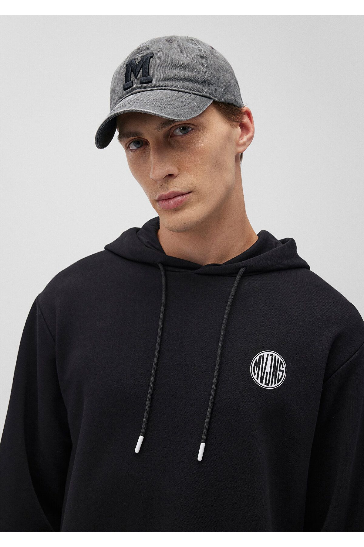 Mavi-Gray m Logo Printed Hat - 0911156 -34314 1