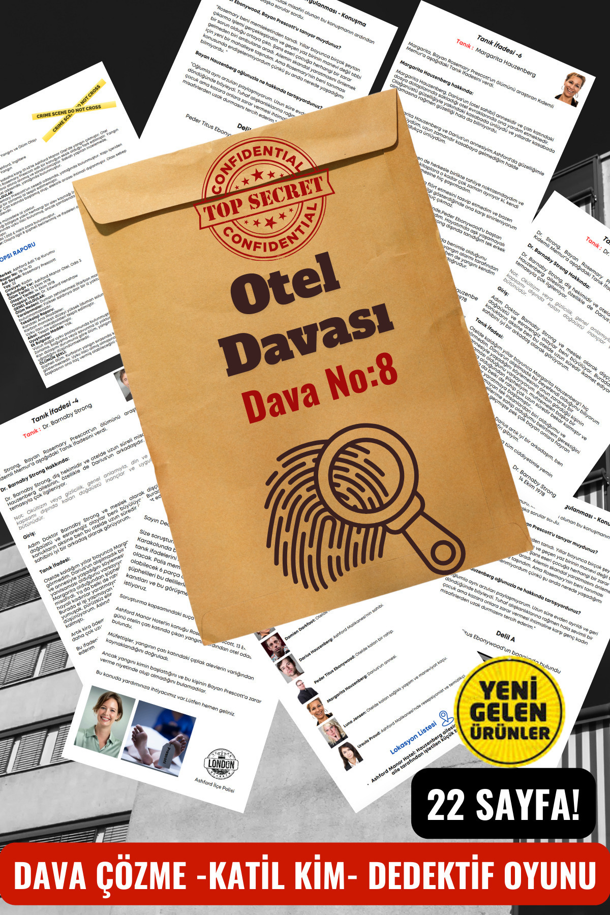 GameBulance Otel Davası - Dedektif Oyunu - Cinayet Çözme Oyunu - Dedektiflik Suçluyu Bulma Gizemli Davalar fotoğrafı 2 (önizleme)