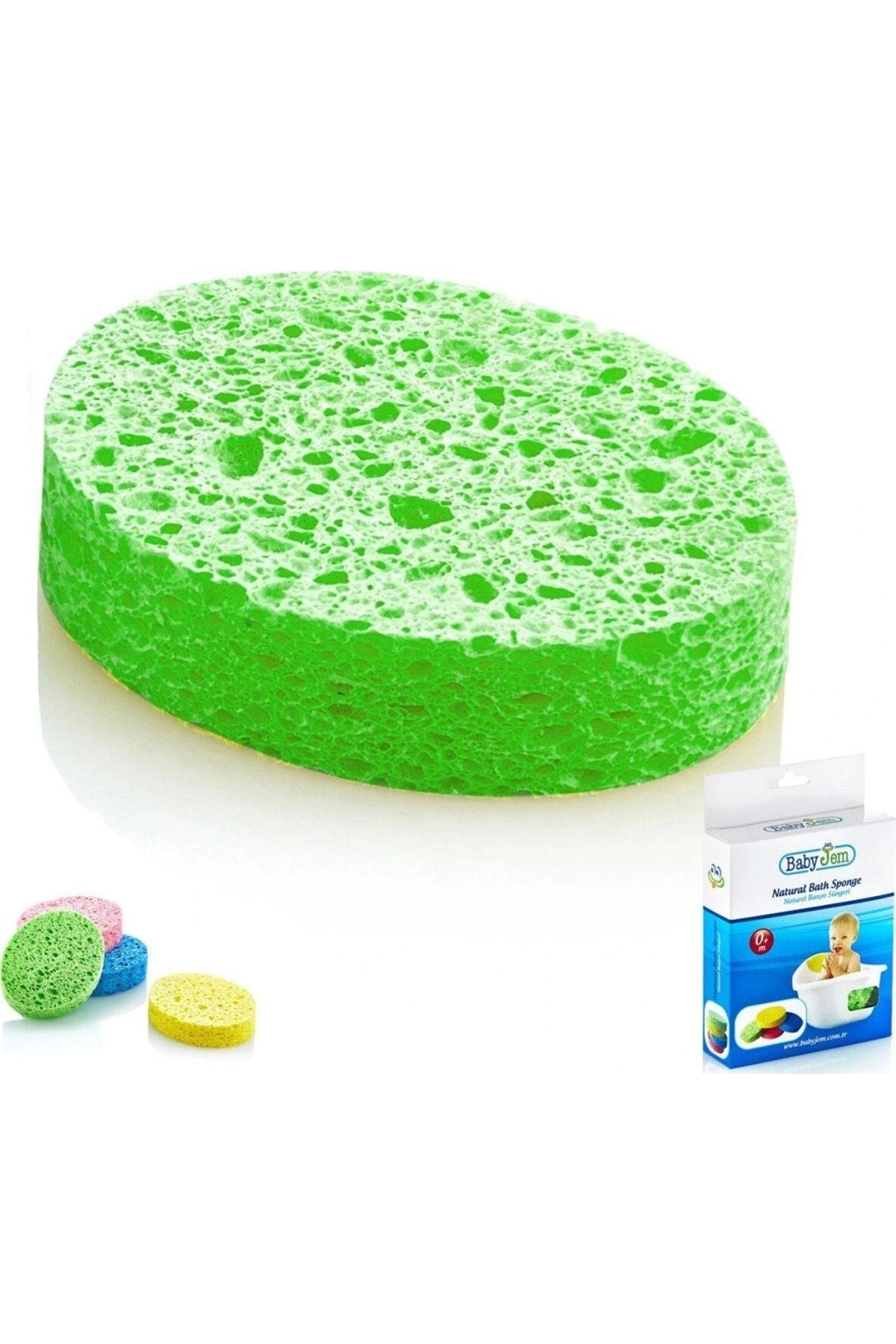 Babyjem Doğal Banyo Süngeri Yeşil