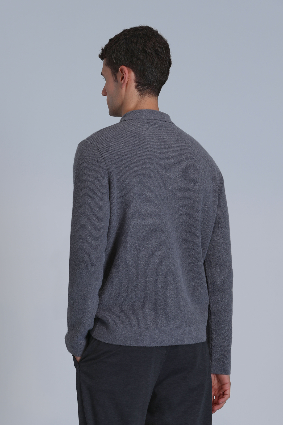 Lufian-Men's Gray River Sweater 6