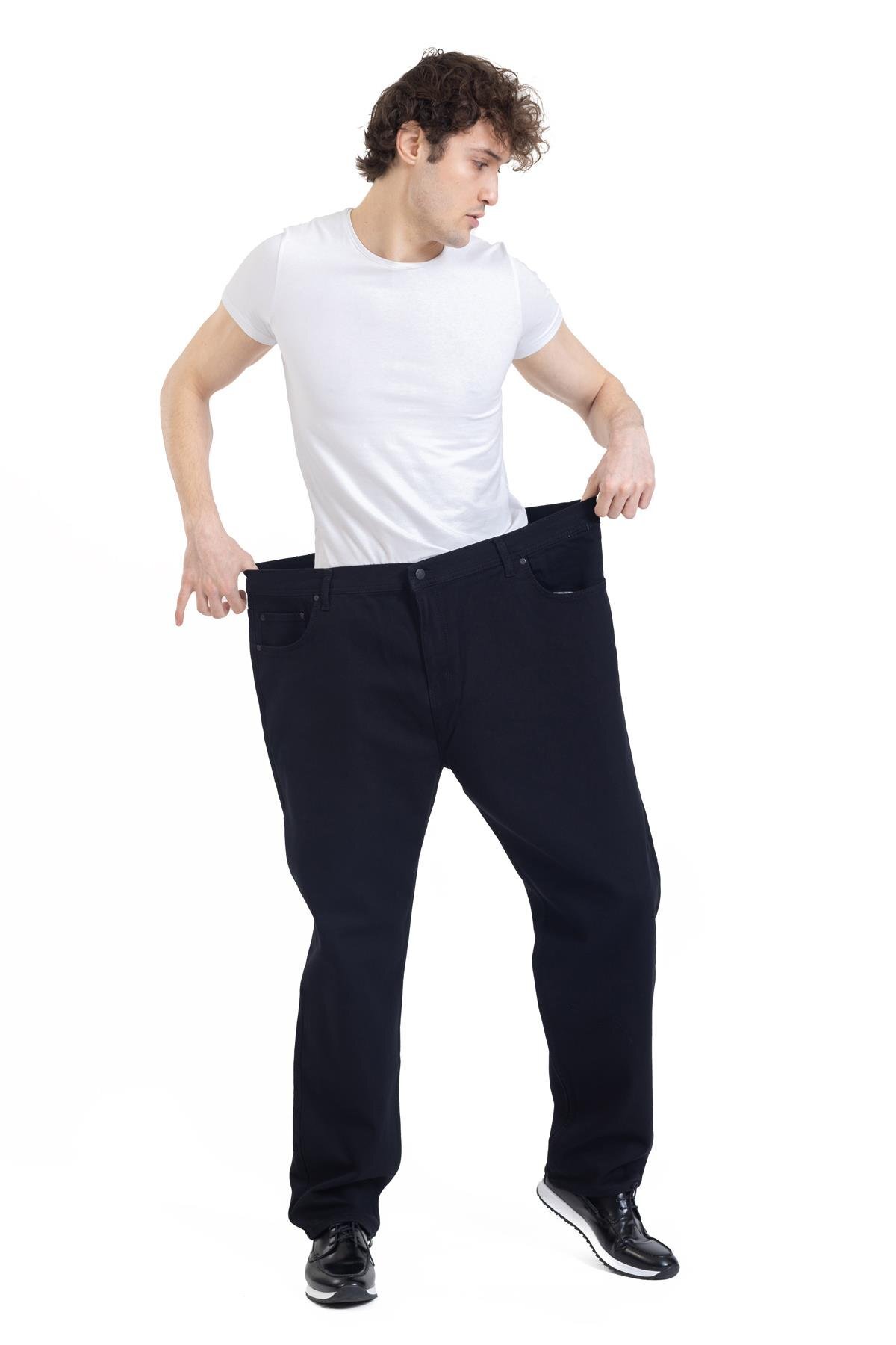 Mutlu City Erkek Jumbo Boy Battal Kanvas Büyük Beden Geniş Kalıp Pantolon 712 görsel 2