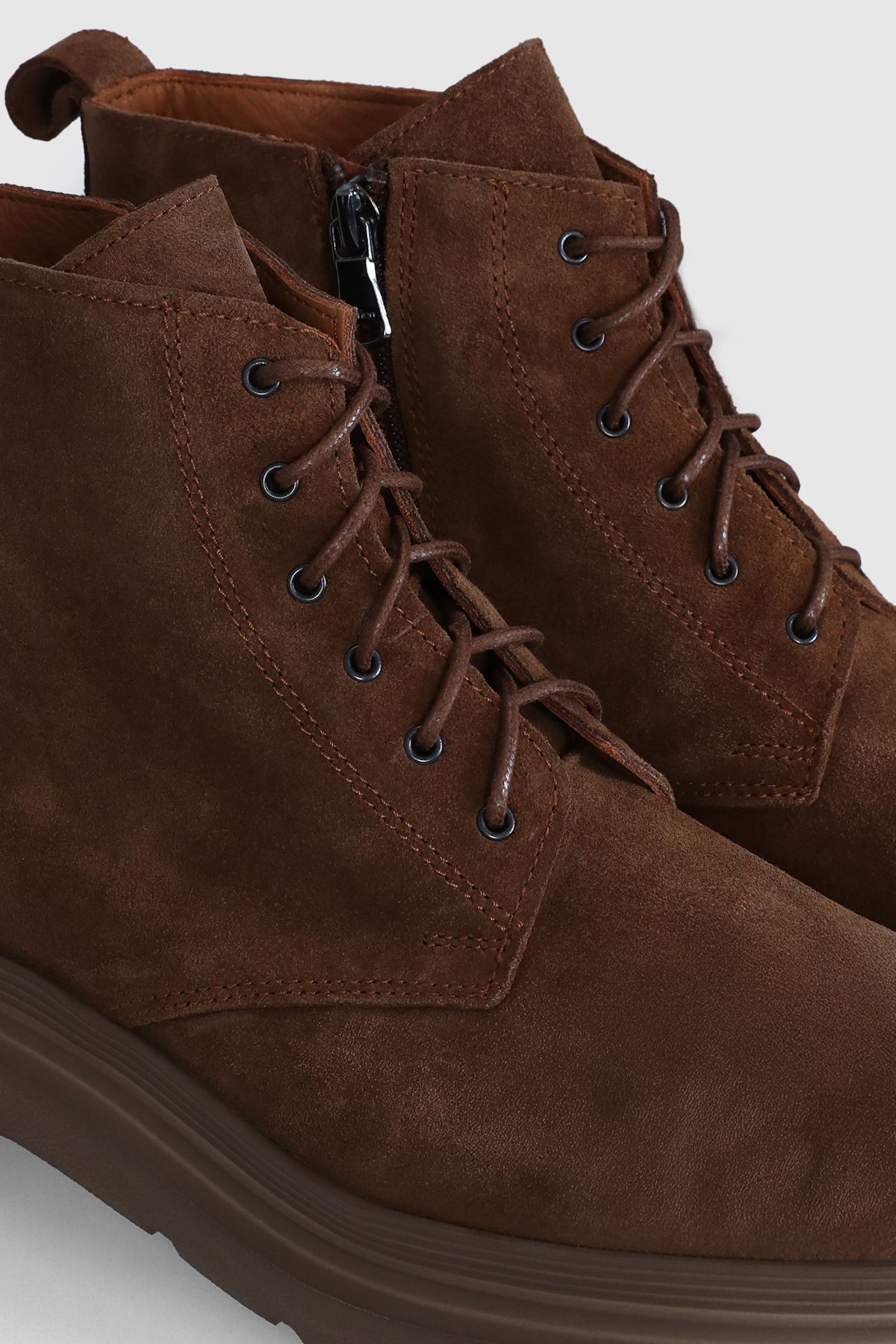Lufian-Marvin Men's Leather Boots Camel Hair 3