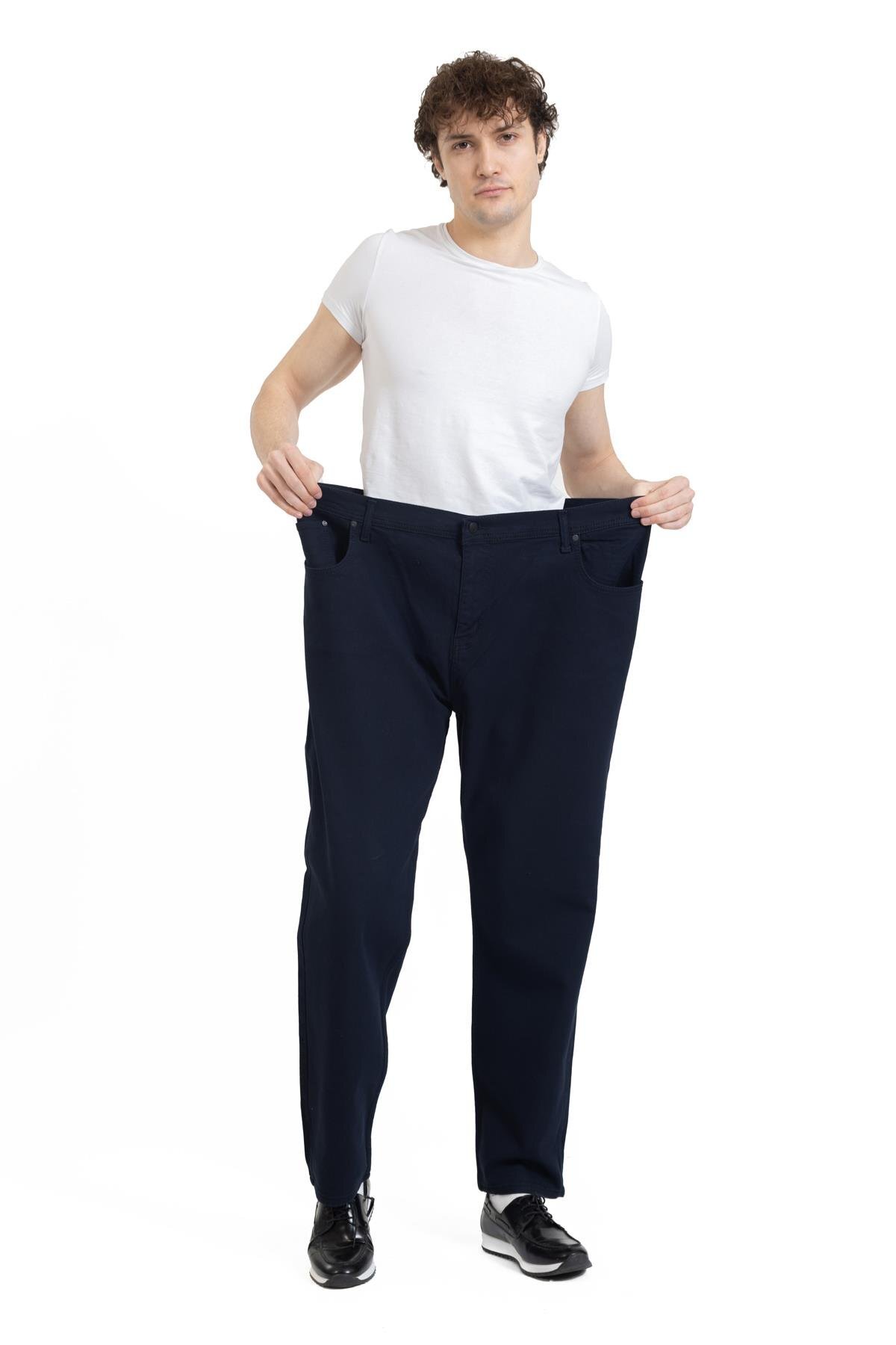 Mutlu City Erkek Jumbo Boy Battal Kanvas Büyük Beden Geniş Kalıp Pantolon 712 görsel 6