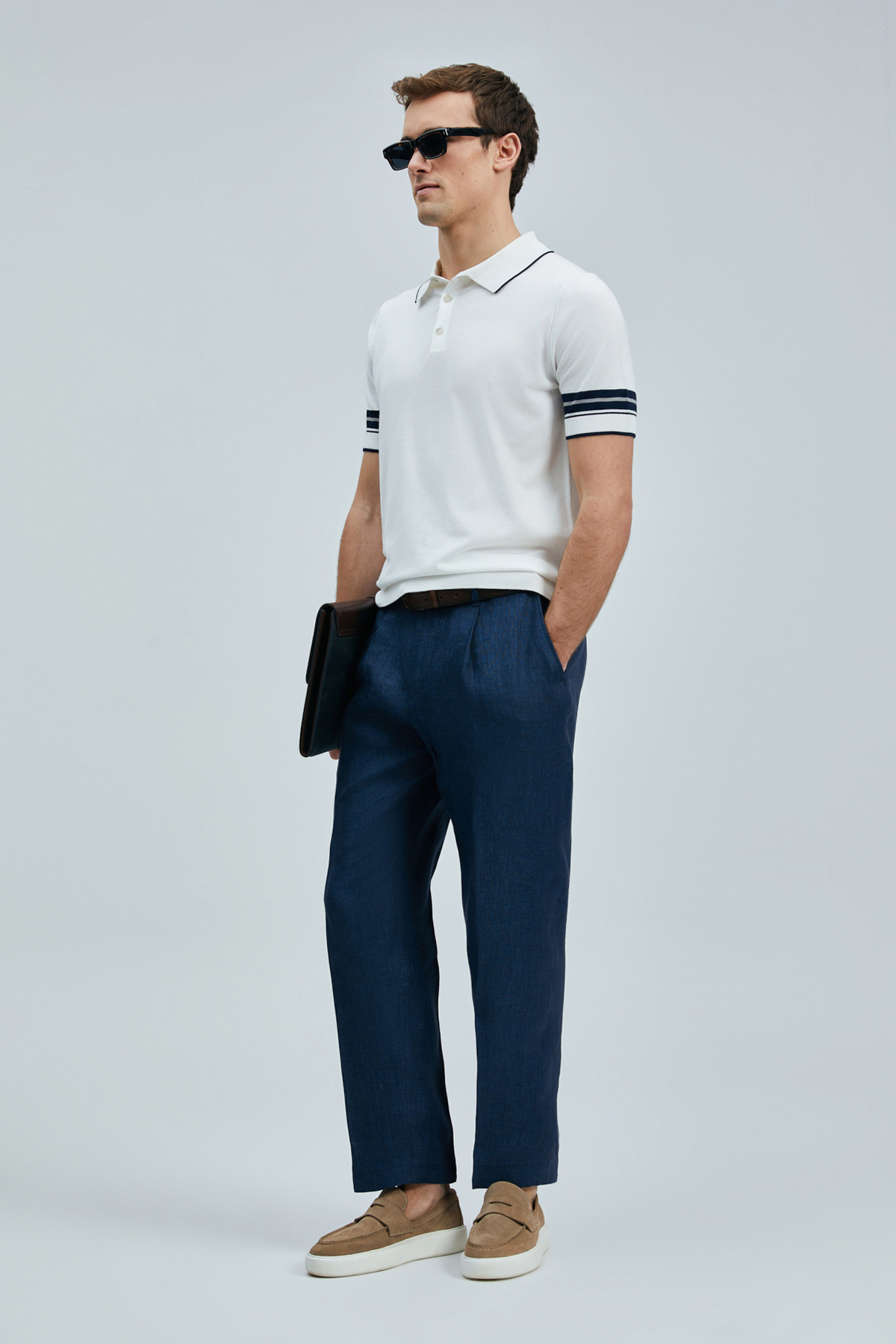 Lufian-Noah Men's Modal Blended Sweater Off White 4