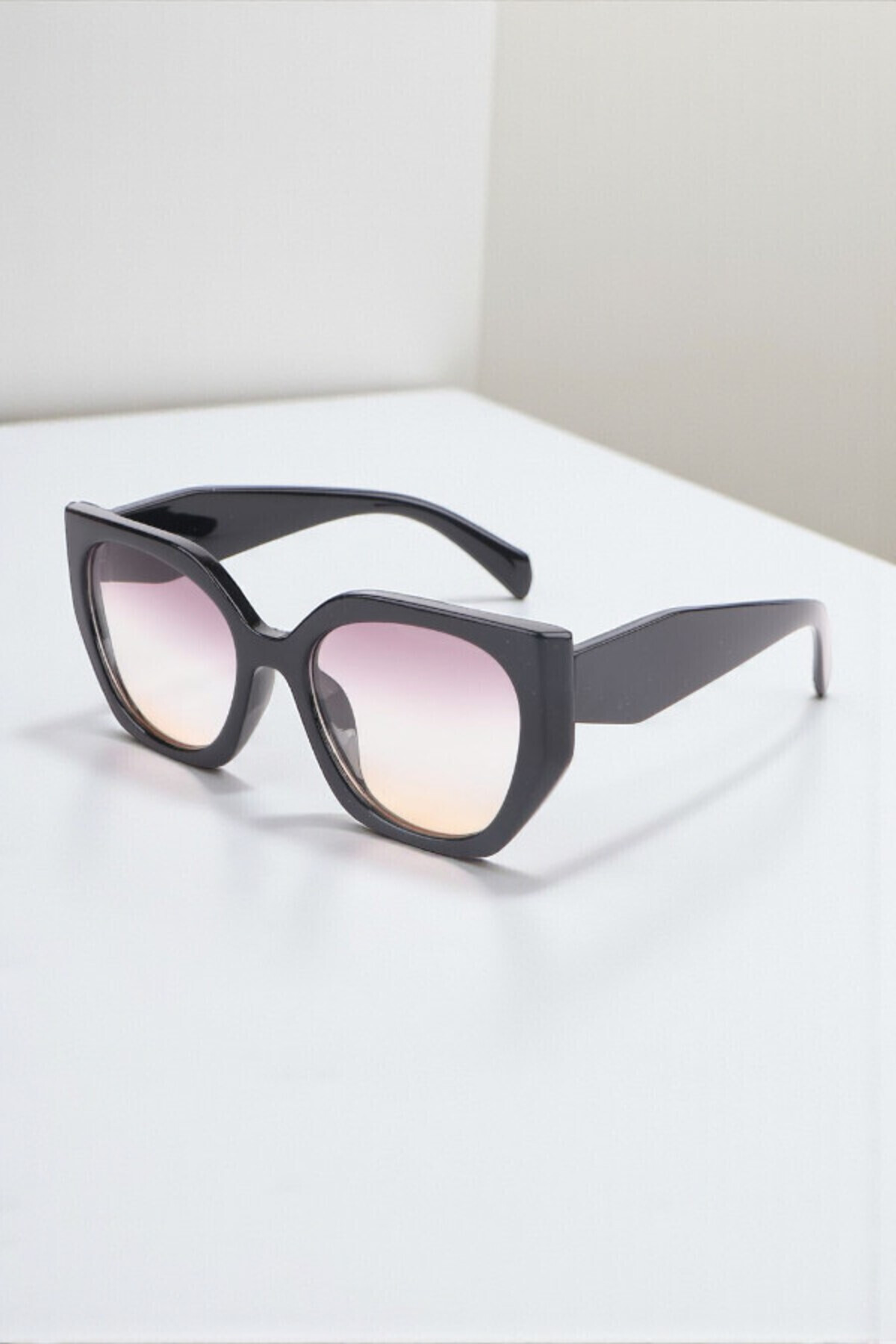 Eyesofia Divriği Cat Uv400 Filtreli Unisex Siyah Füme 2025 Yılı Yeni Sezon Güneş Gözlüğü görsel 3