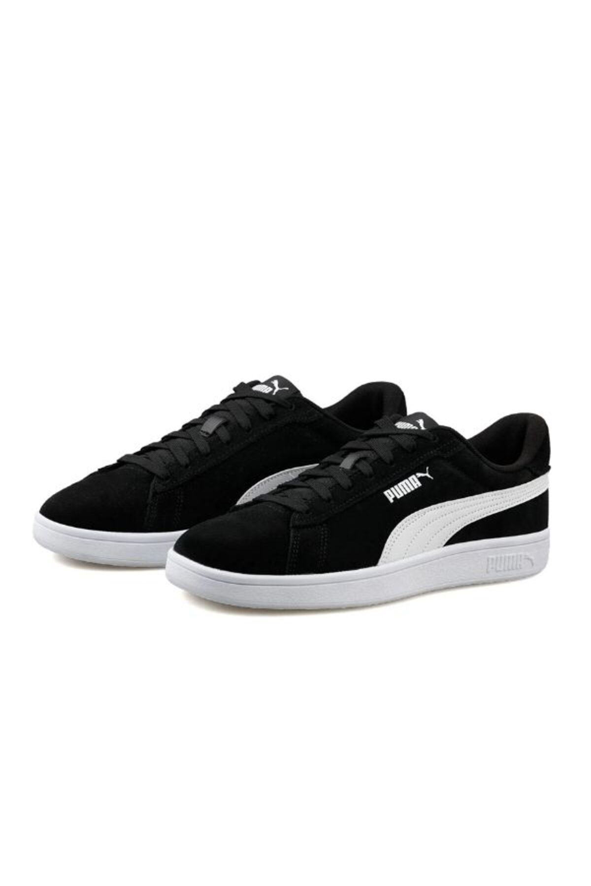 Puma-Volnočasové černé tenisky Smash 3.0 3