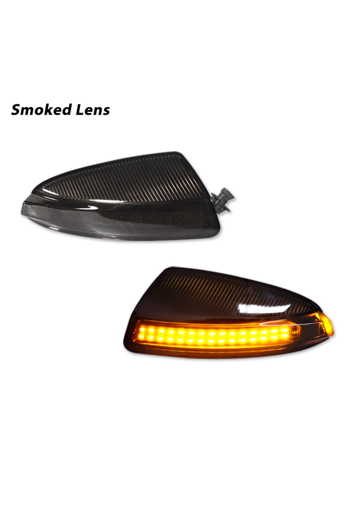 Choice-Smoked Lens LED Dynamic Turn Signal Light Side Mirror Indicator Blinker For Mercedes Benz C Class W2 1