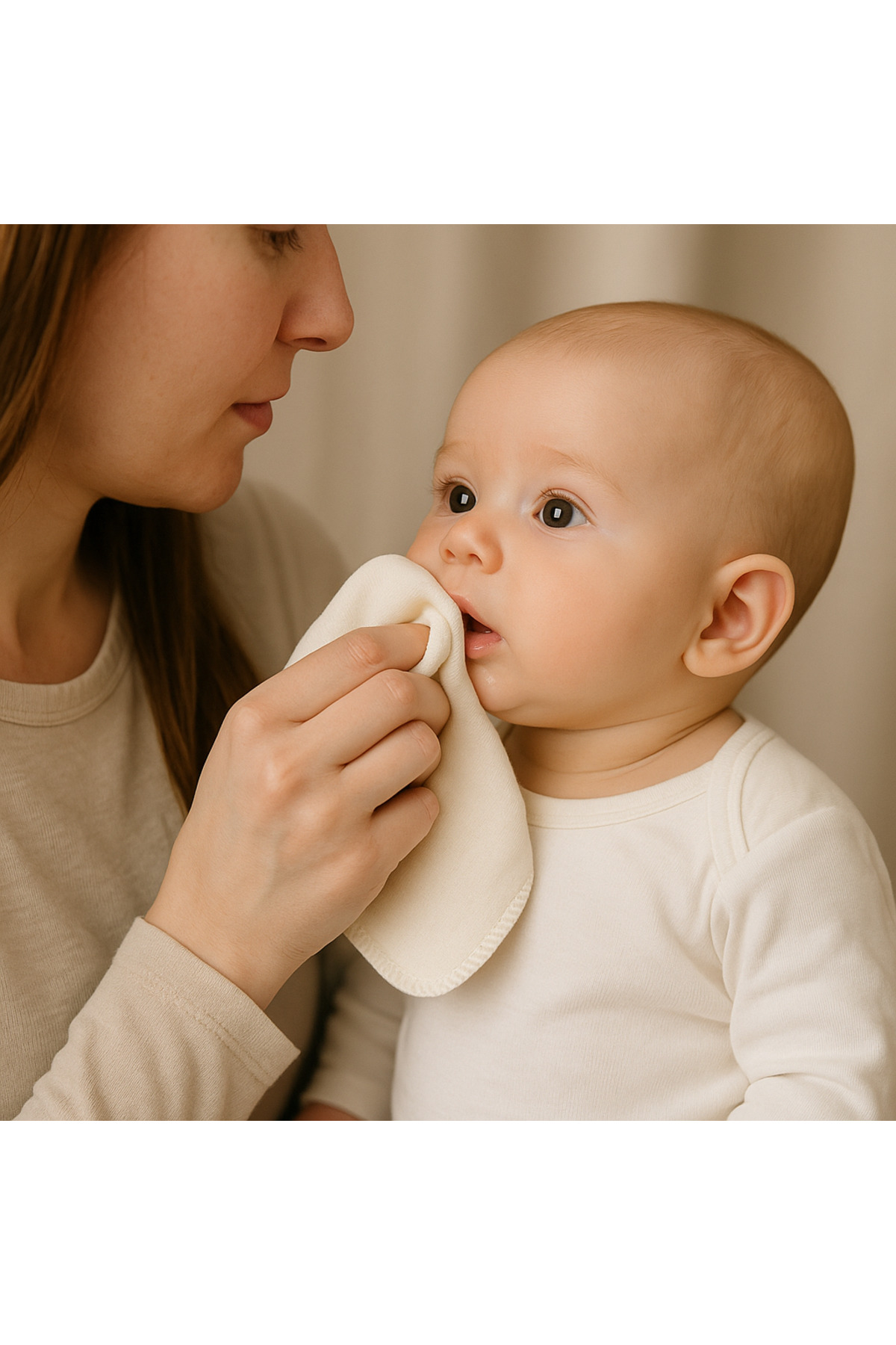 Chicsy Baby Organik Pamuklu Kız Bebek Mendil Seti 6'lı Pembe Tonlarda Yumuşak Yeni Doğan Havlusu 35x30 cm fotoğrafı 4 (önizleme)