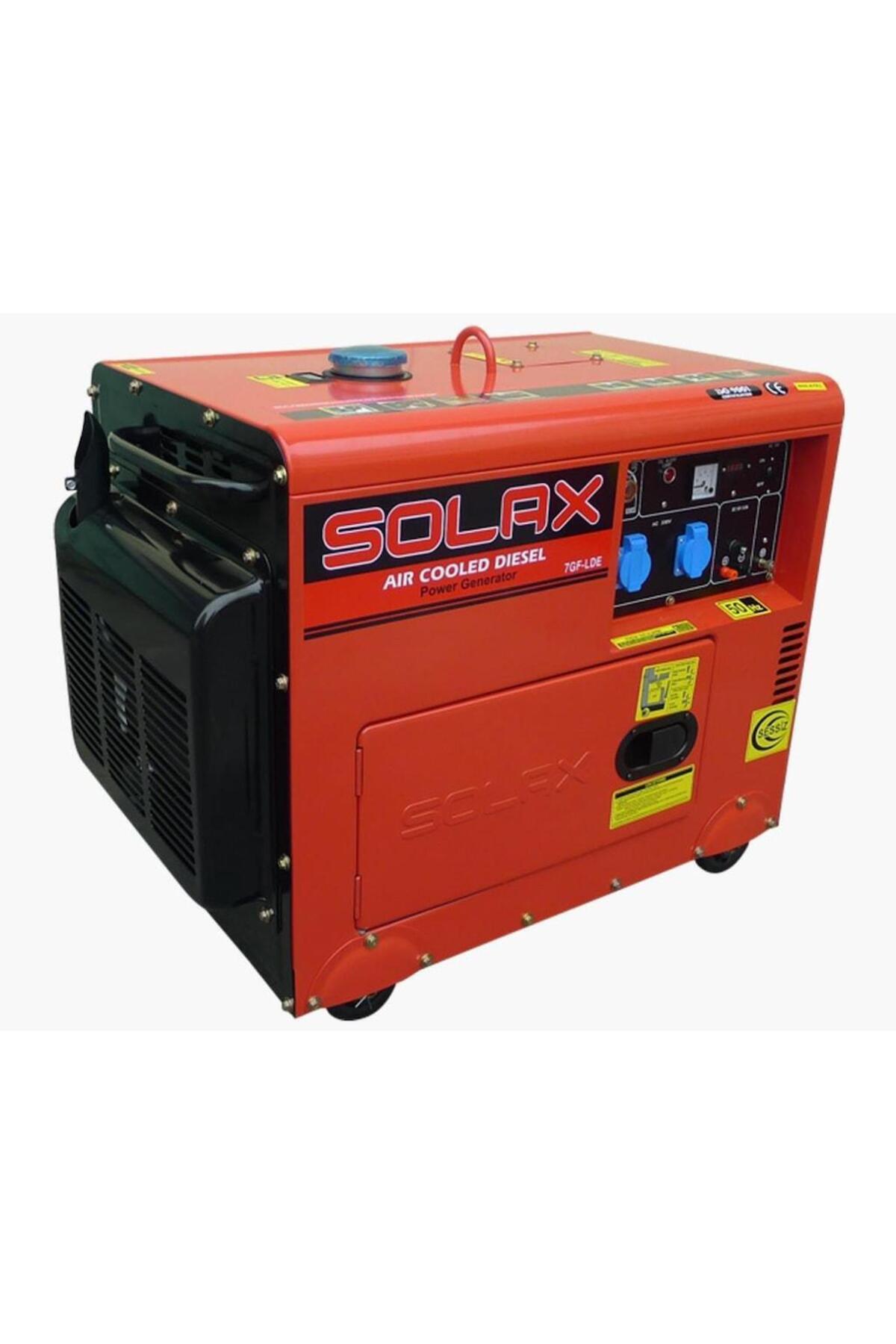 Solax 8.5gf-lde Monofaze Marşlı Dizel Kabinli Jeneratör 7.1 Kva