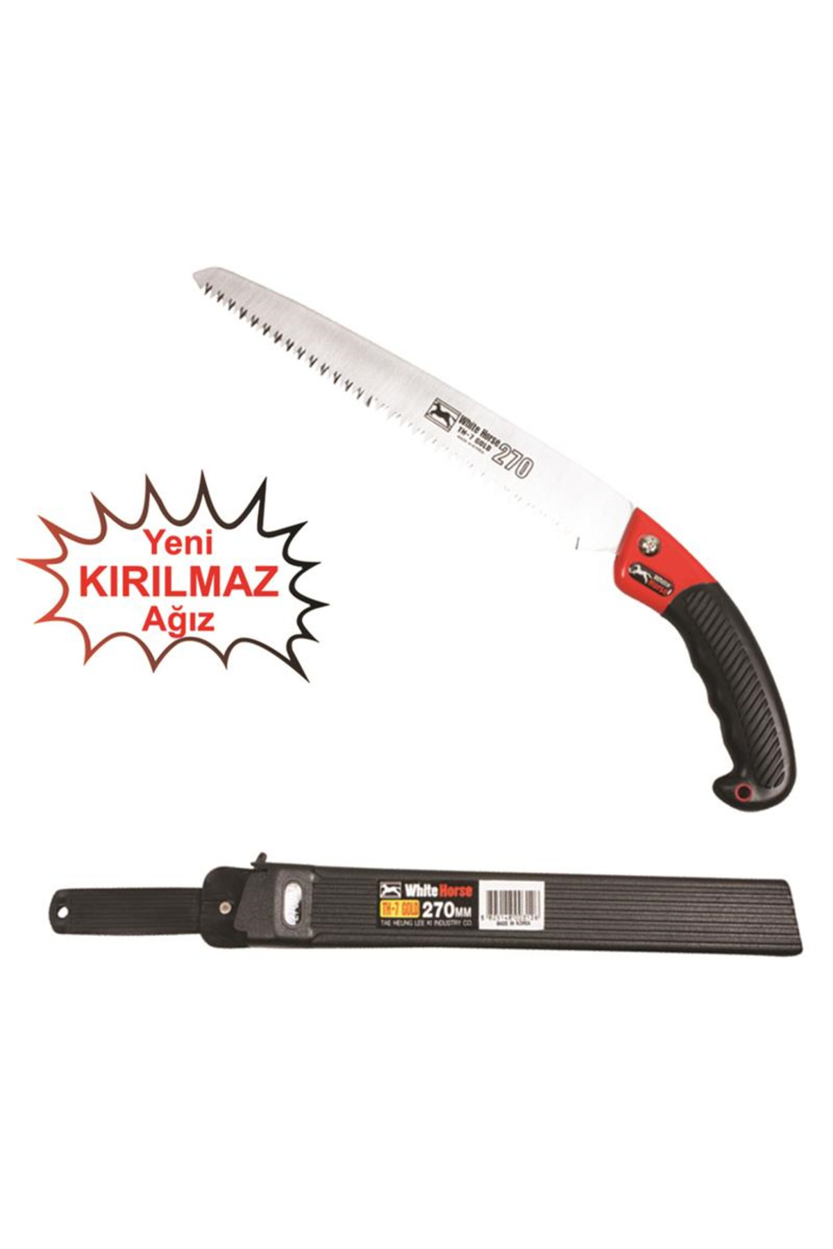 White Horse Wh-th-7-270 Testere Siyah Gold 27 Cm