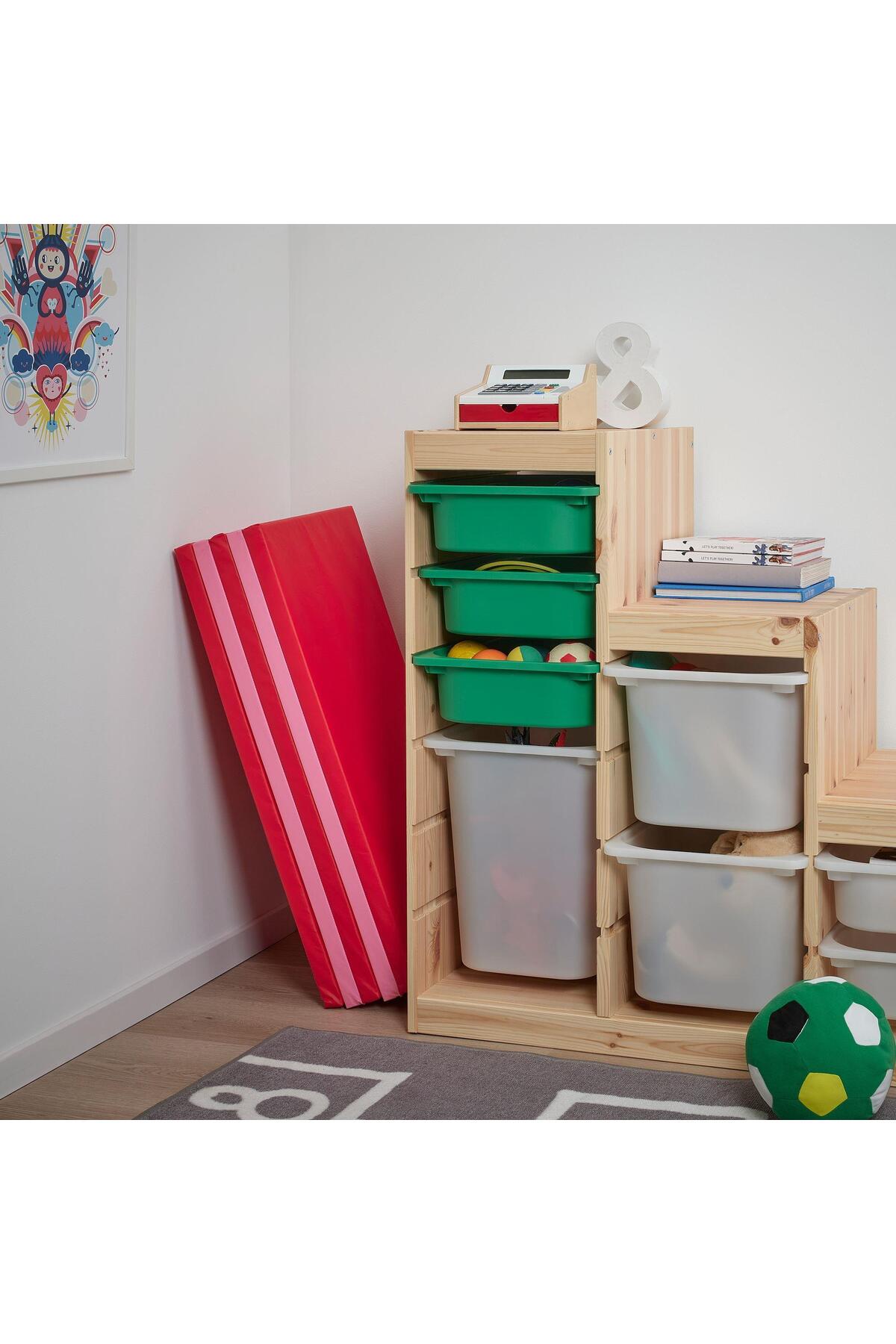 IKEA Çocuk Oyun-Jimnastik Minderi 78x185 cm Katlanır Aktivite Minderi Pembe-Kırmızı Renk fotoğrafı 3 (önizleme)