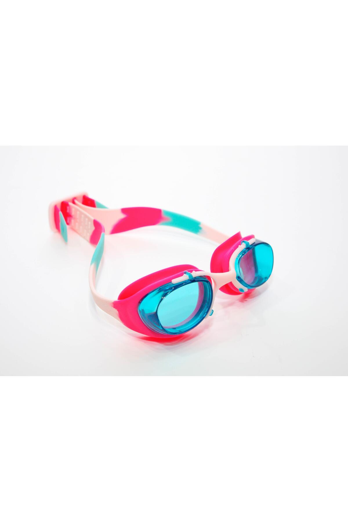 Decathlon Yüzücü Gözlüğü Nabaiji S Boy - Şeffaf Camlar Meridyendukkan Pembe