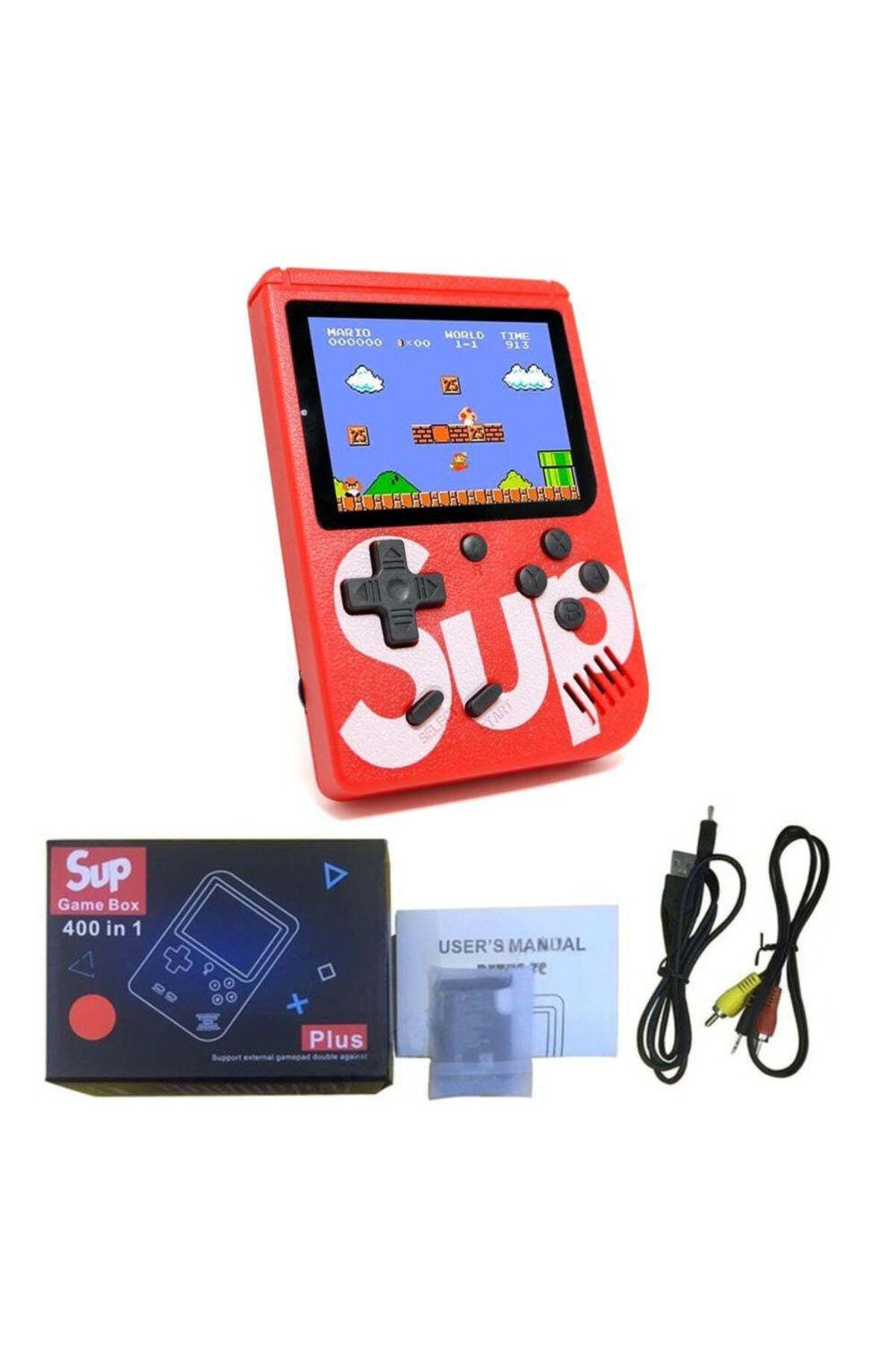 Blasko-Mini consola retro jocuri video 400 în 1, portabilă, ecran LCD 3", interfață USB 6