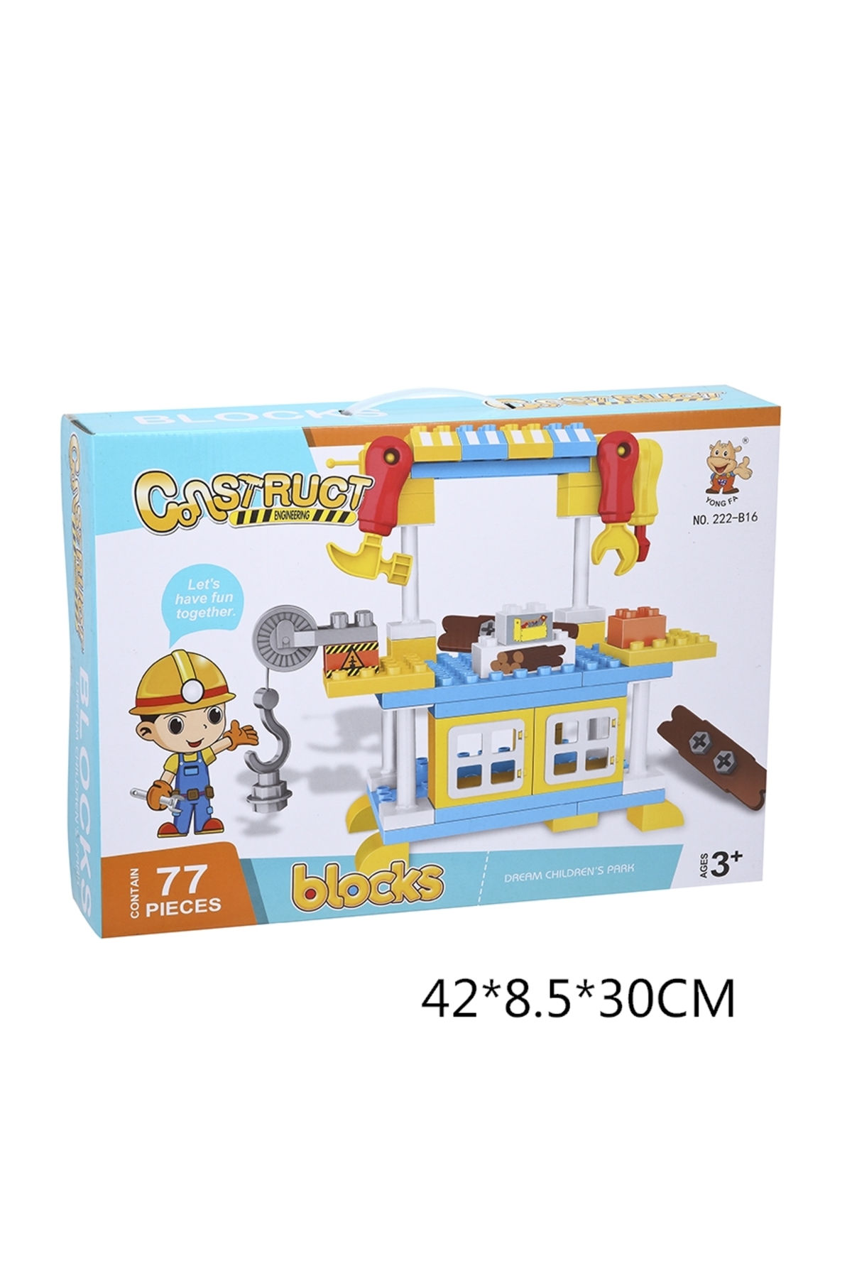 مجموعه ۷۷ تکه اسباببازی مهندسی کودکان شور