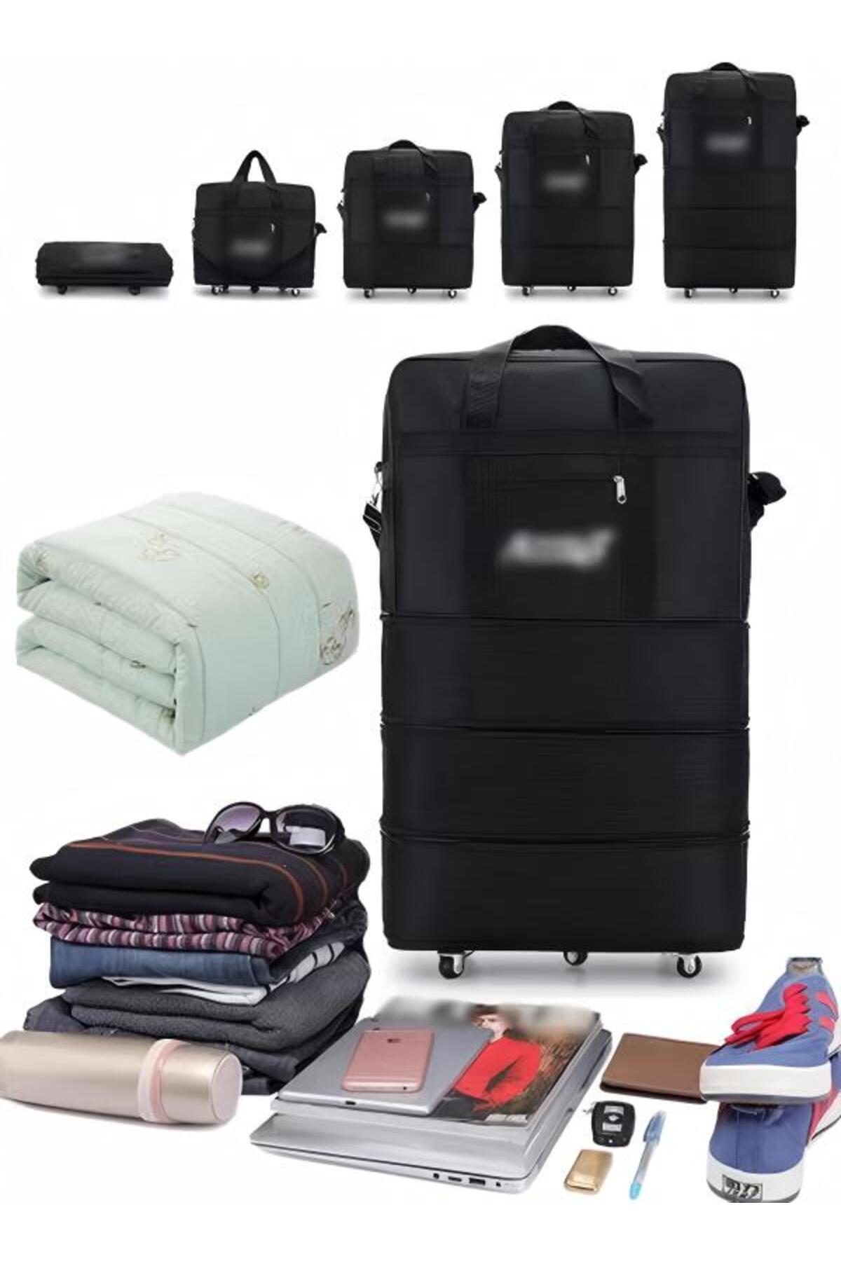 Generic-Expandable Foldable Luggage Bag Suitcase Collapsible Rolling Travel Luggage Bag Duffel Bag 3