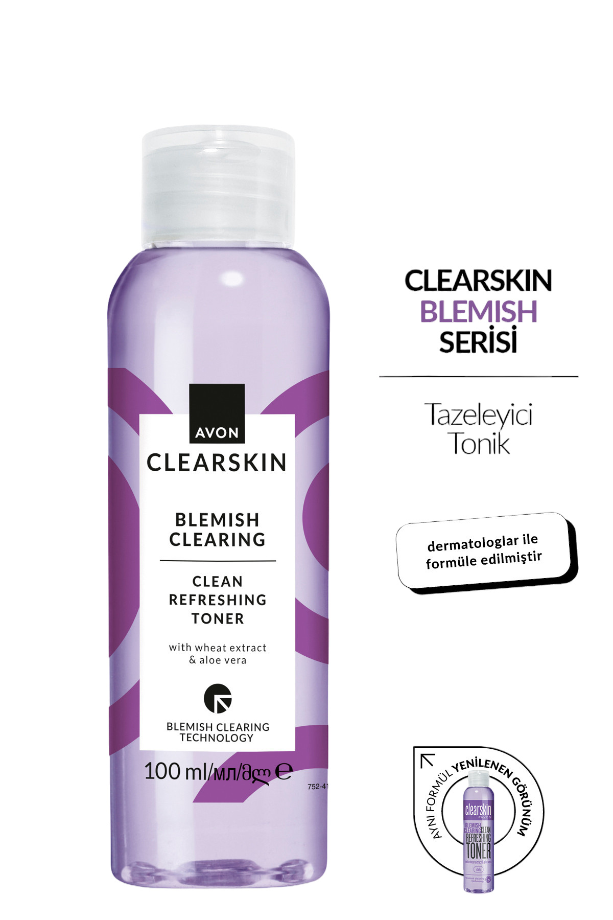 AVON Akneye Meyilli Ciltler İçin Tazeleyici Tonik 100 Ml.