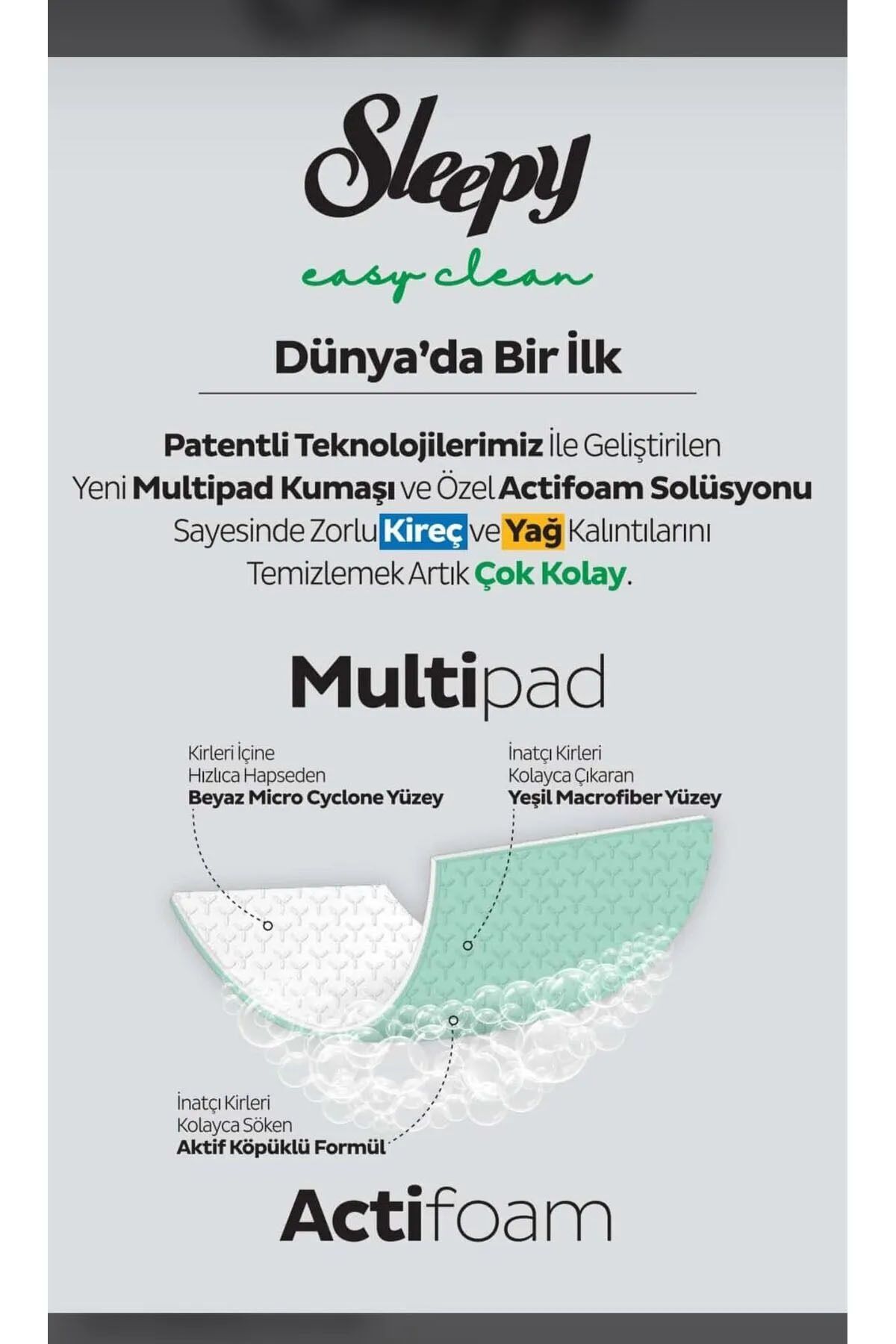 Sleepy Easy Clean Yağ Çöüzücü Havlu 30'lu 3 Paket fotoğrafı 3 (önizleme)