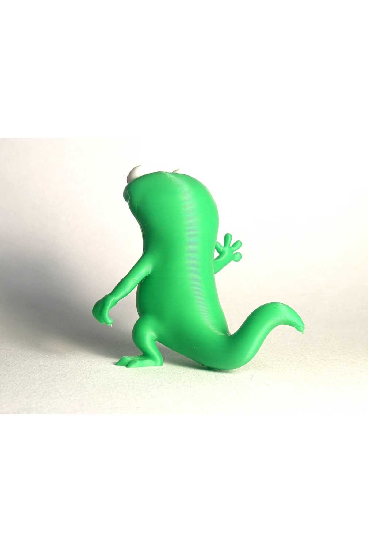 Meme lucertola – Figura di lucertola divertente stampata in 3D 10 cm