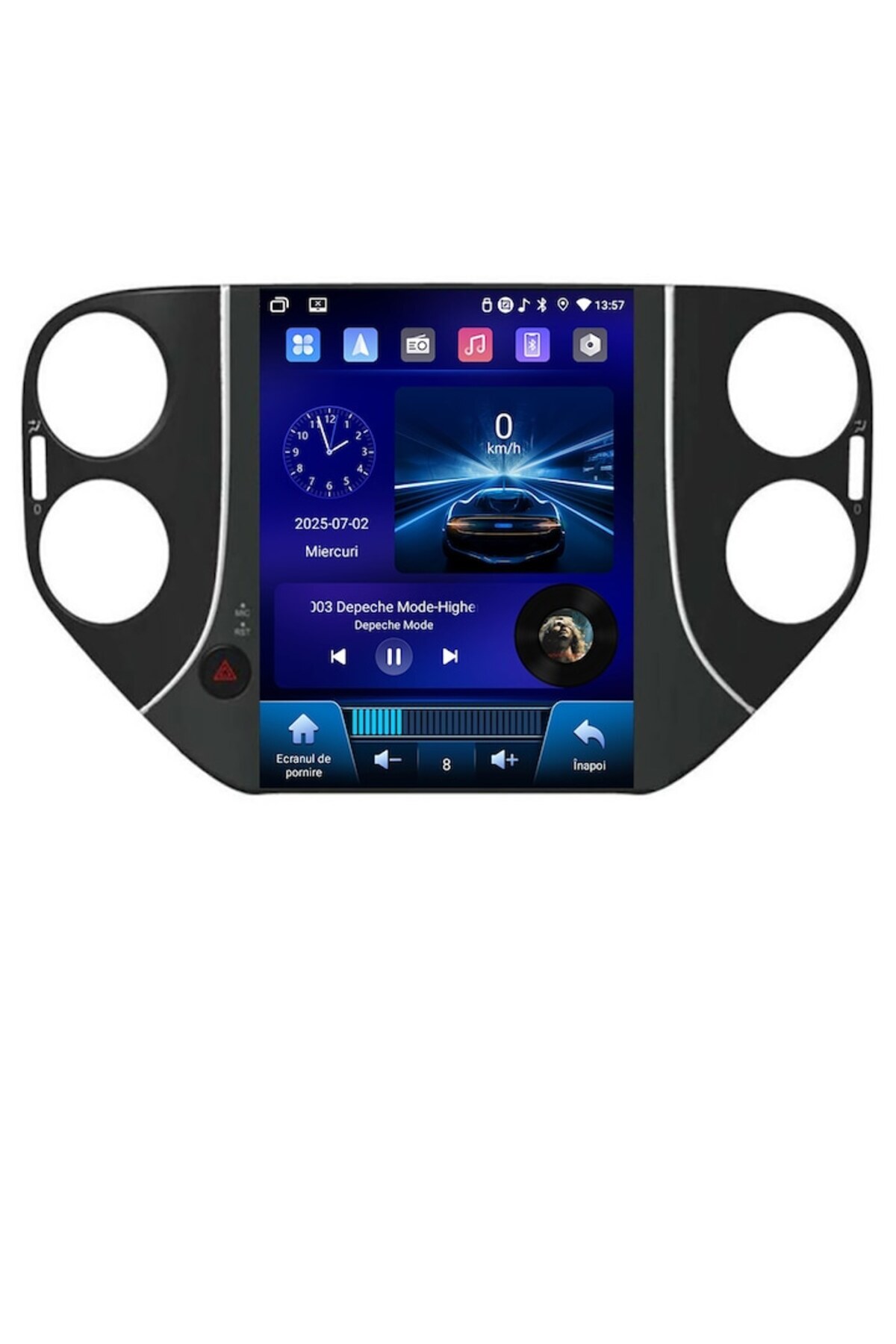 Edotec-Navigation VW Tiguan 2007-2012 tip tesla radio gps internet 4 Core carplay android auto 4+64 Incell D 3