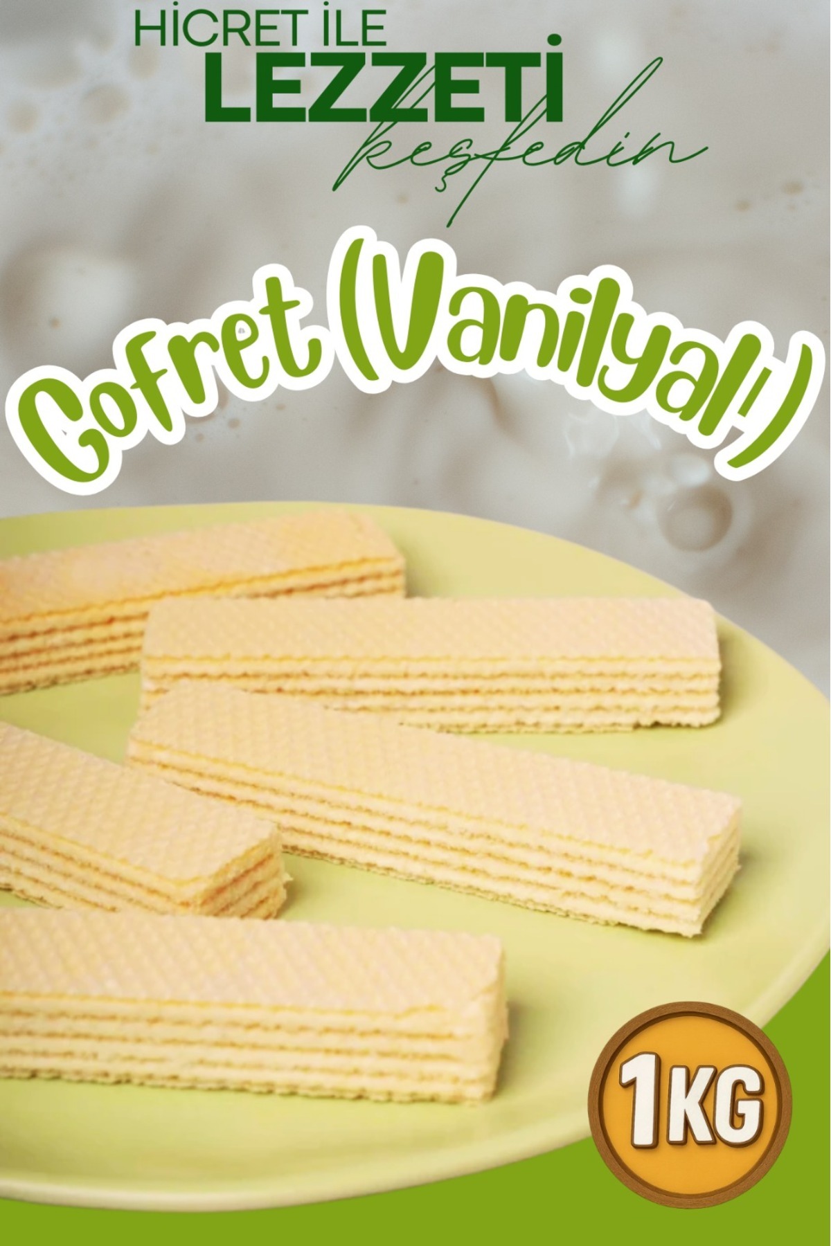 Hicret Kuruyemiş Gofret (Vanilyalı) 1 Kg