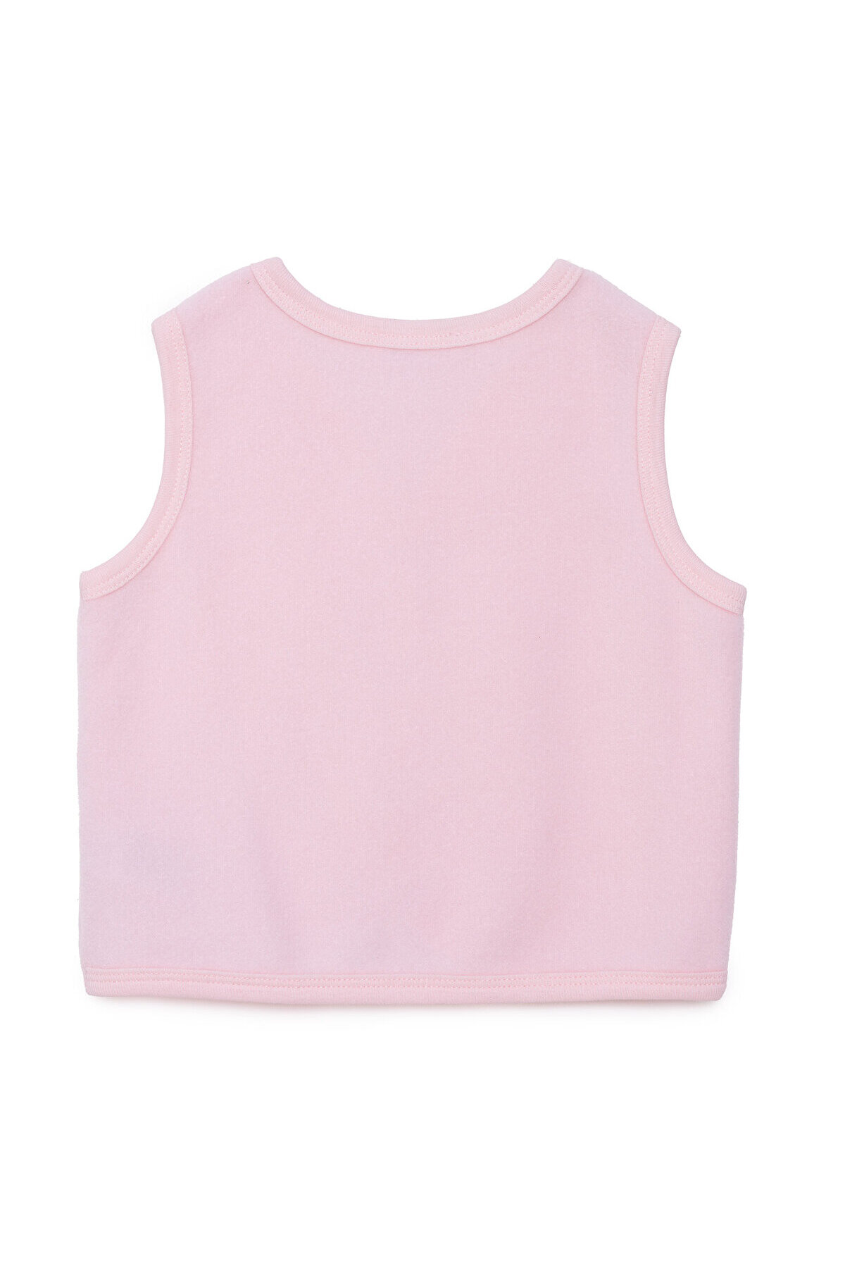 ebebek Hello Baby HelloBaby Kız Bebek Polar Yelek Çıtçıtlı V Yaka Atlet Kol fotoğrafı 2 (önizleme)