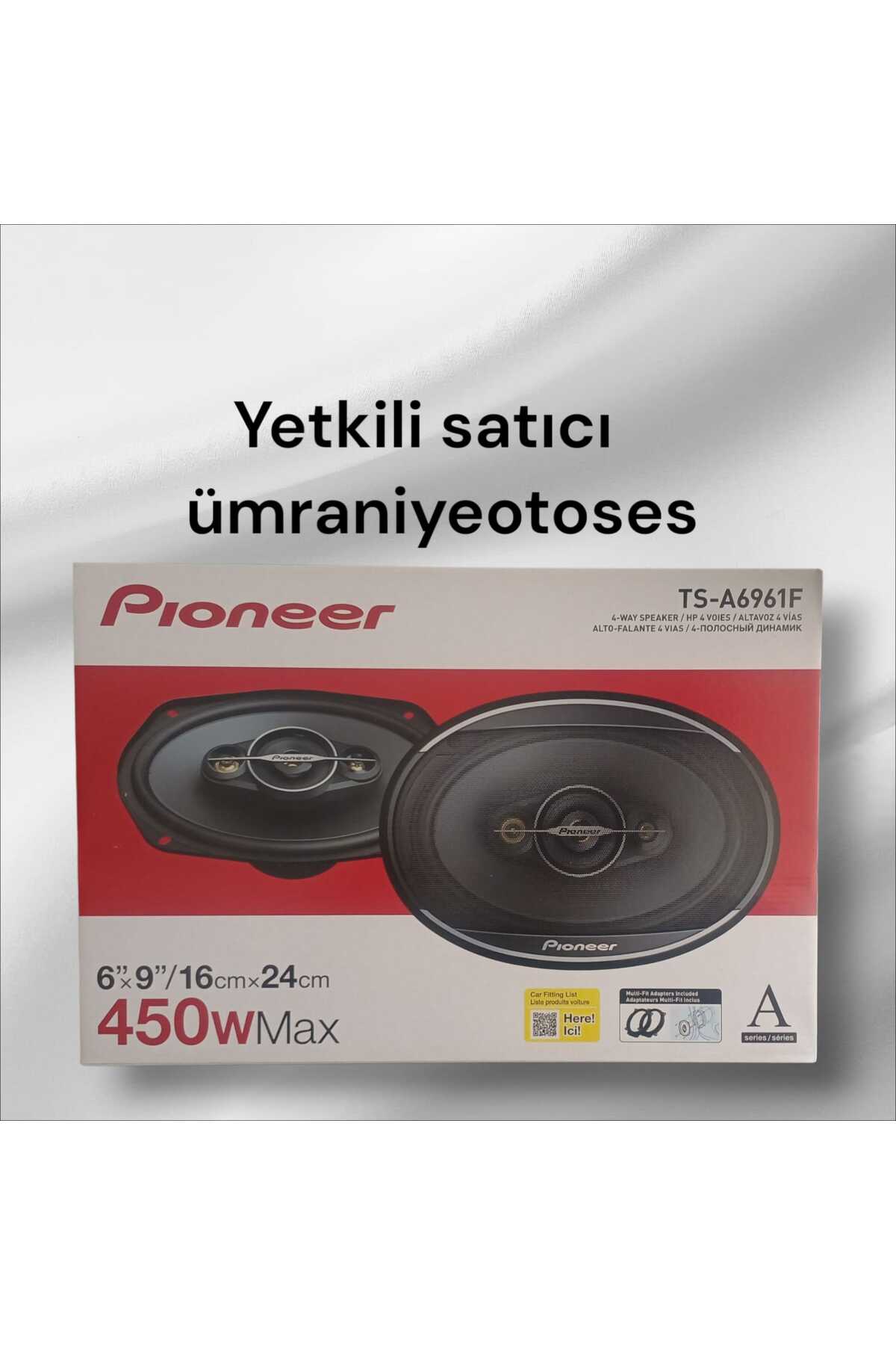 まーこ55553DL Pioneer YETKİLİ SATICIDAN TS-A6961F 450 WAT 6X9 OVAL COAXİEL