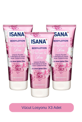 ISANA Vücut Losyonu X3 Adet