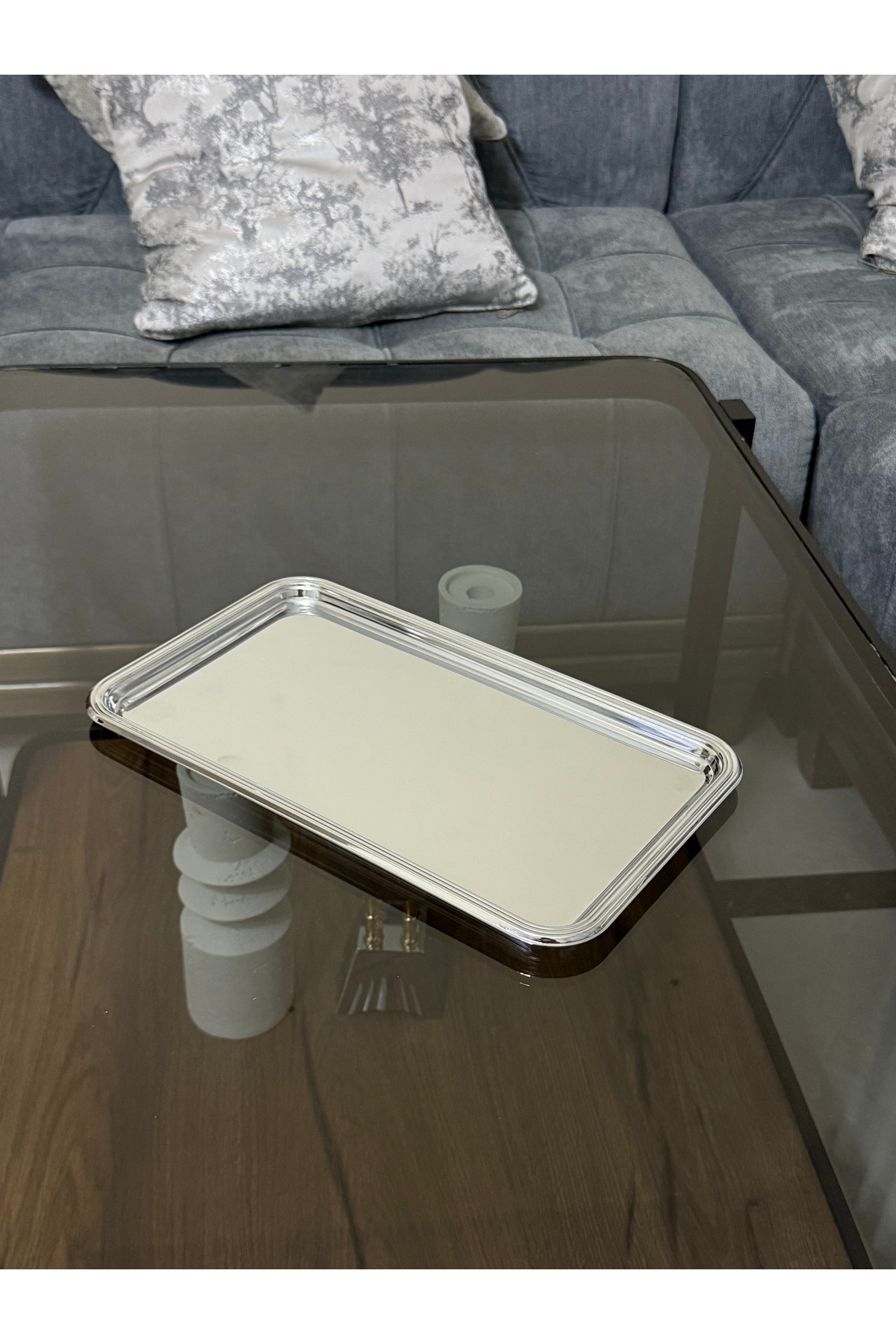 ALJAHWAR-Rectangular tray without handle, size 31x18 1