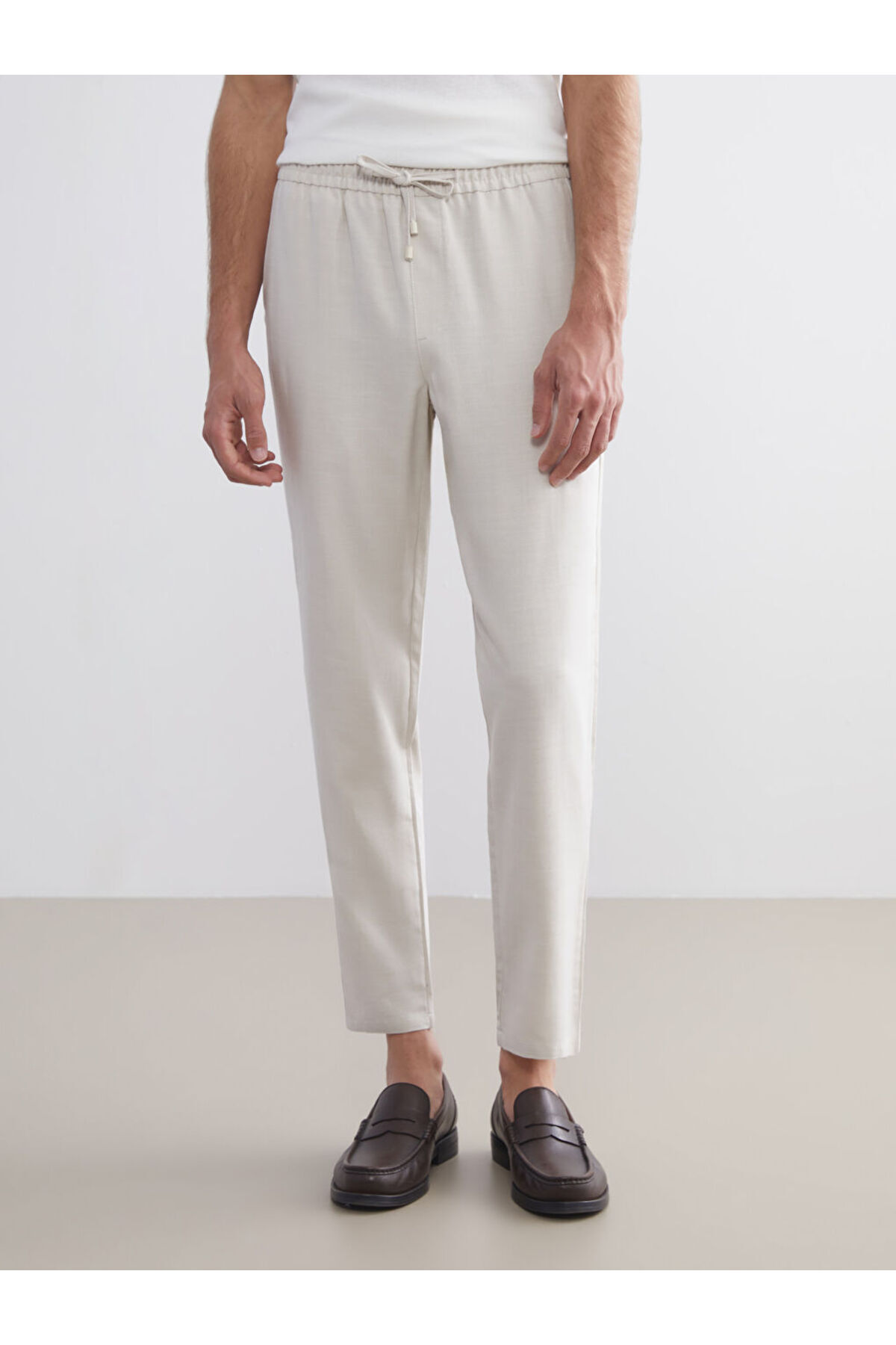 LC Waikiki-Sparkling Selections from Shining Store |   Standard Fit Linen Look Men's Trousers 2