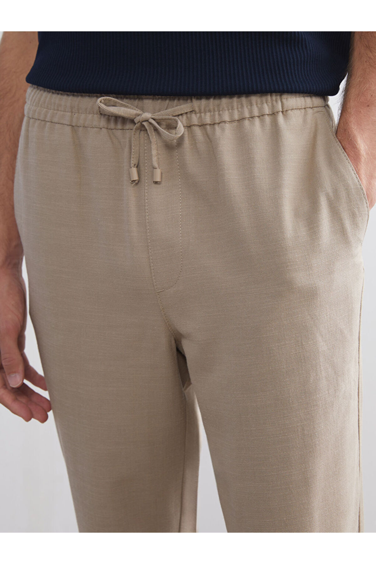 LC Waikiki-Create Your Style from Uzg Store |   Standard Fit Linen Look Men's Trousers 3