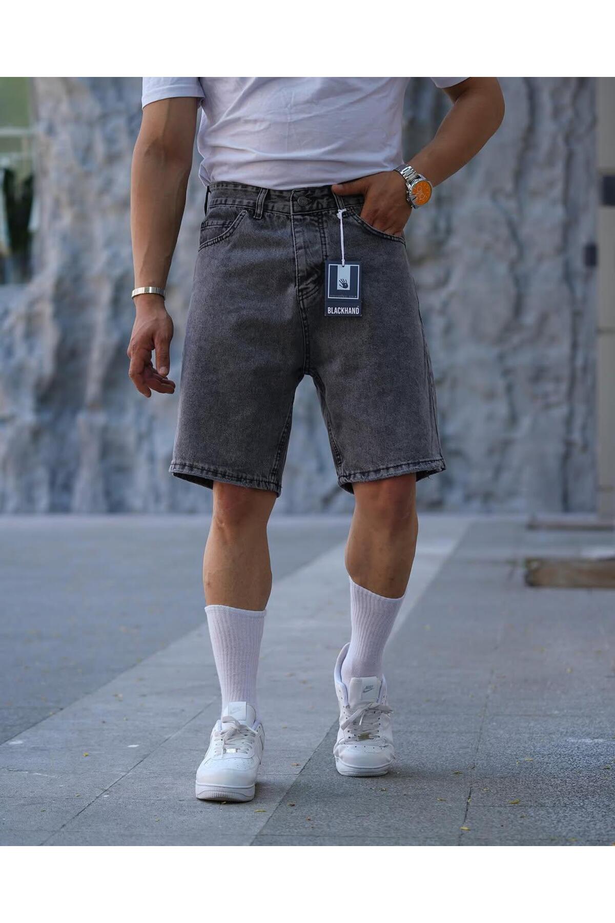 Z1MAN  Bol Kalıp Oversize Şort - Görsel 2