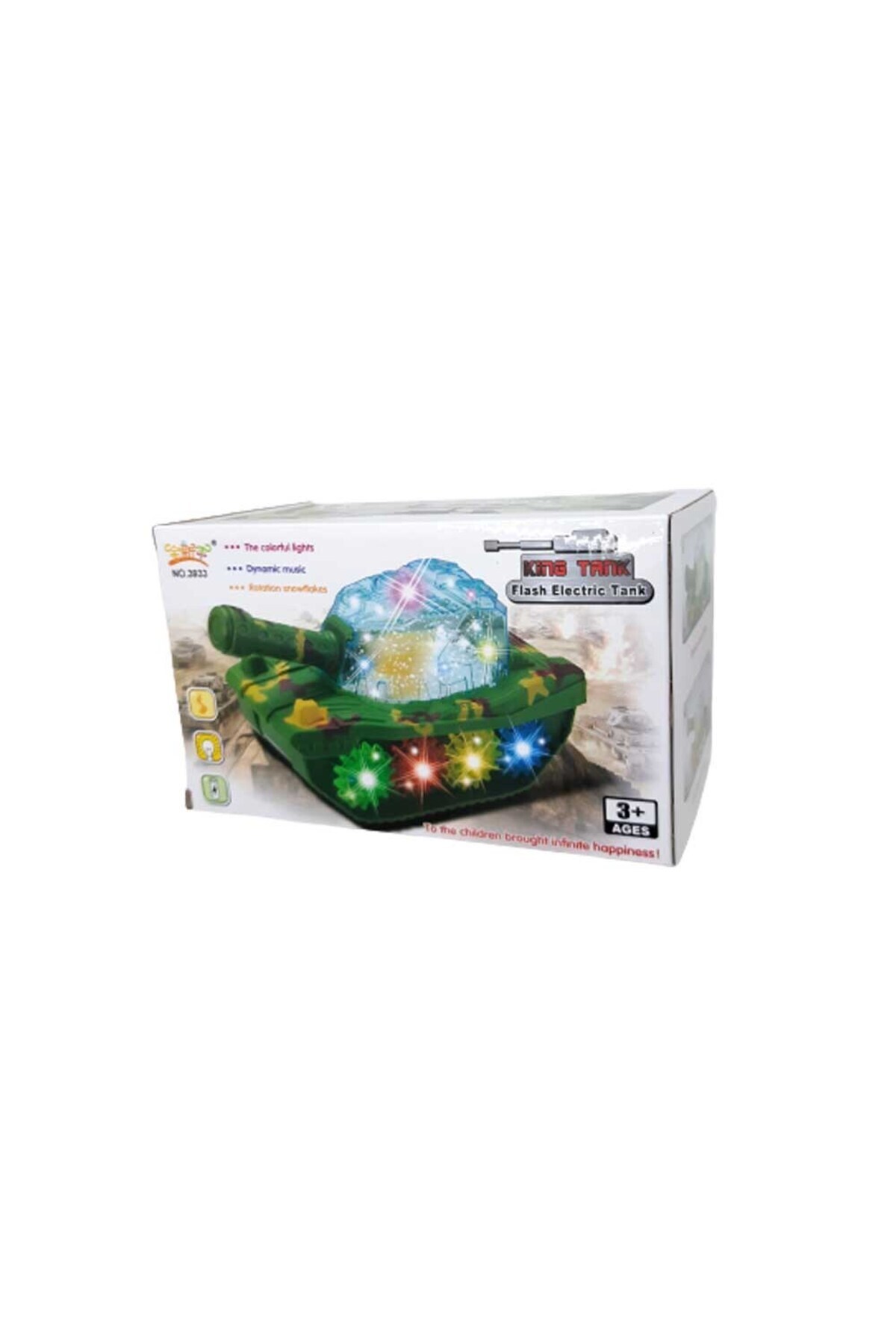 Can Toys Oyuncak Kutulu Pilli Işıklı Tank 3933