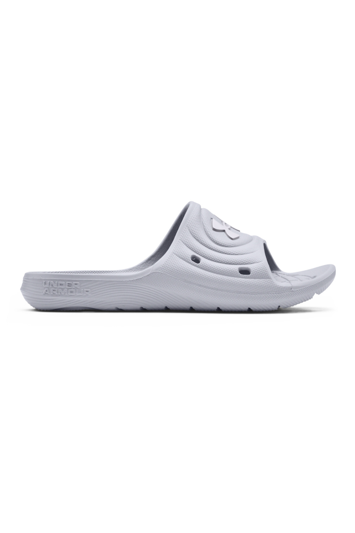 Under Armour-UA B Locker Slip On Slides - Mod Grey 1