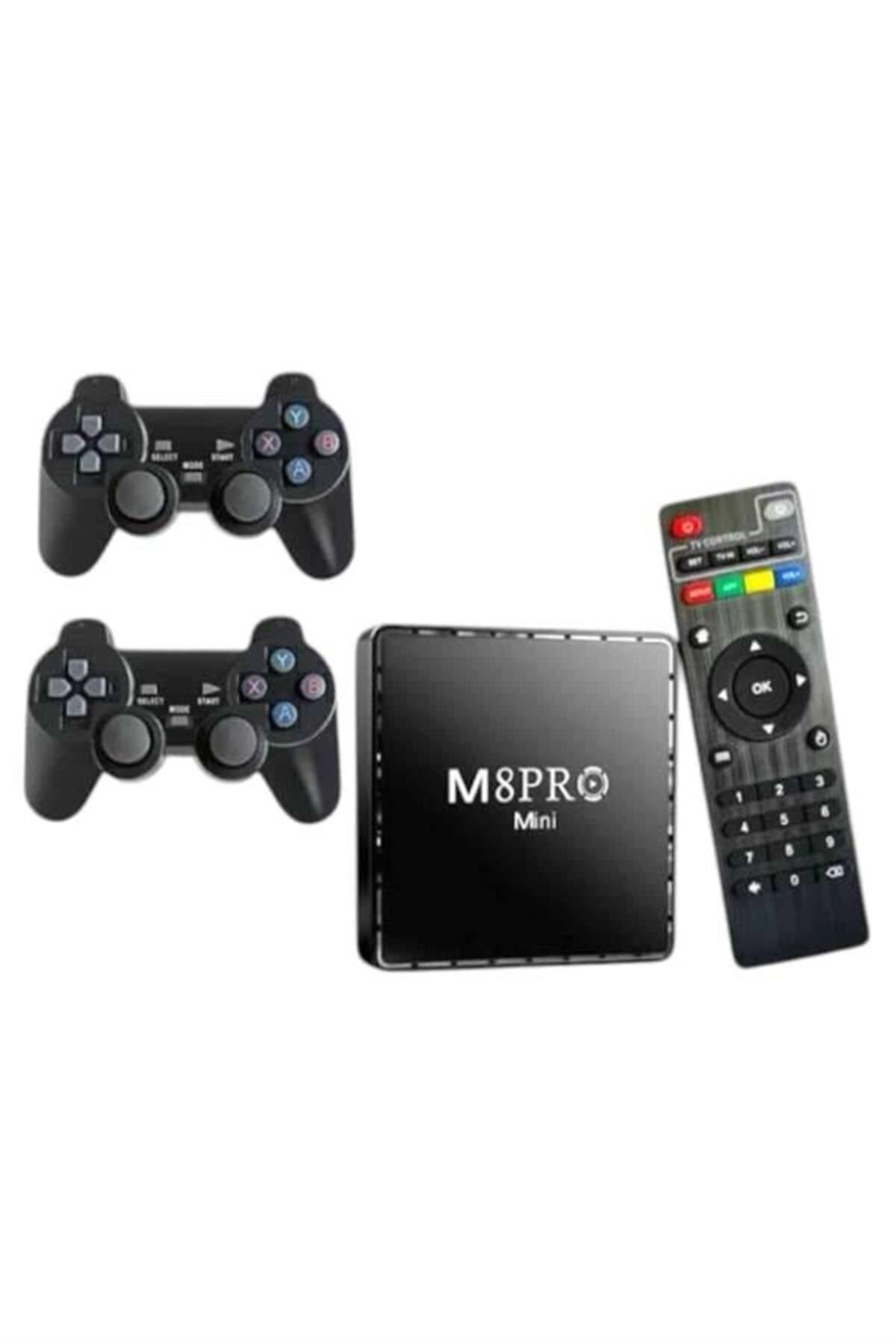 Clevora-Tv Game Box Netflix Youtube Android Game Console with 1000 Games Remote Control 4