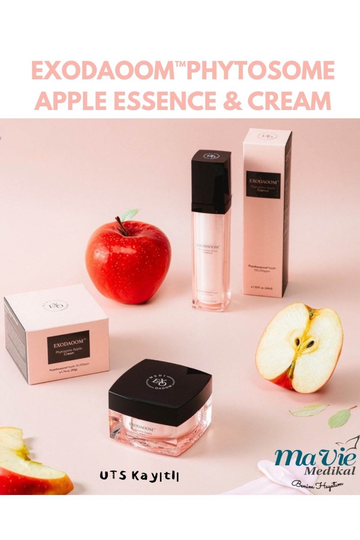EXODAOOM フィトソームアップル エッセンス＆クリーム EXODAOOM PHYTOSOME Elma Ekzosomları ile Lifting Serum (Exodaoom