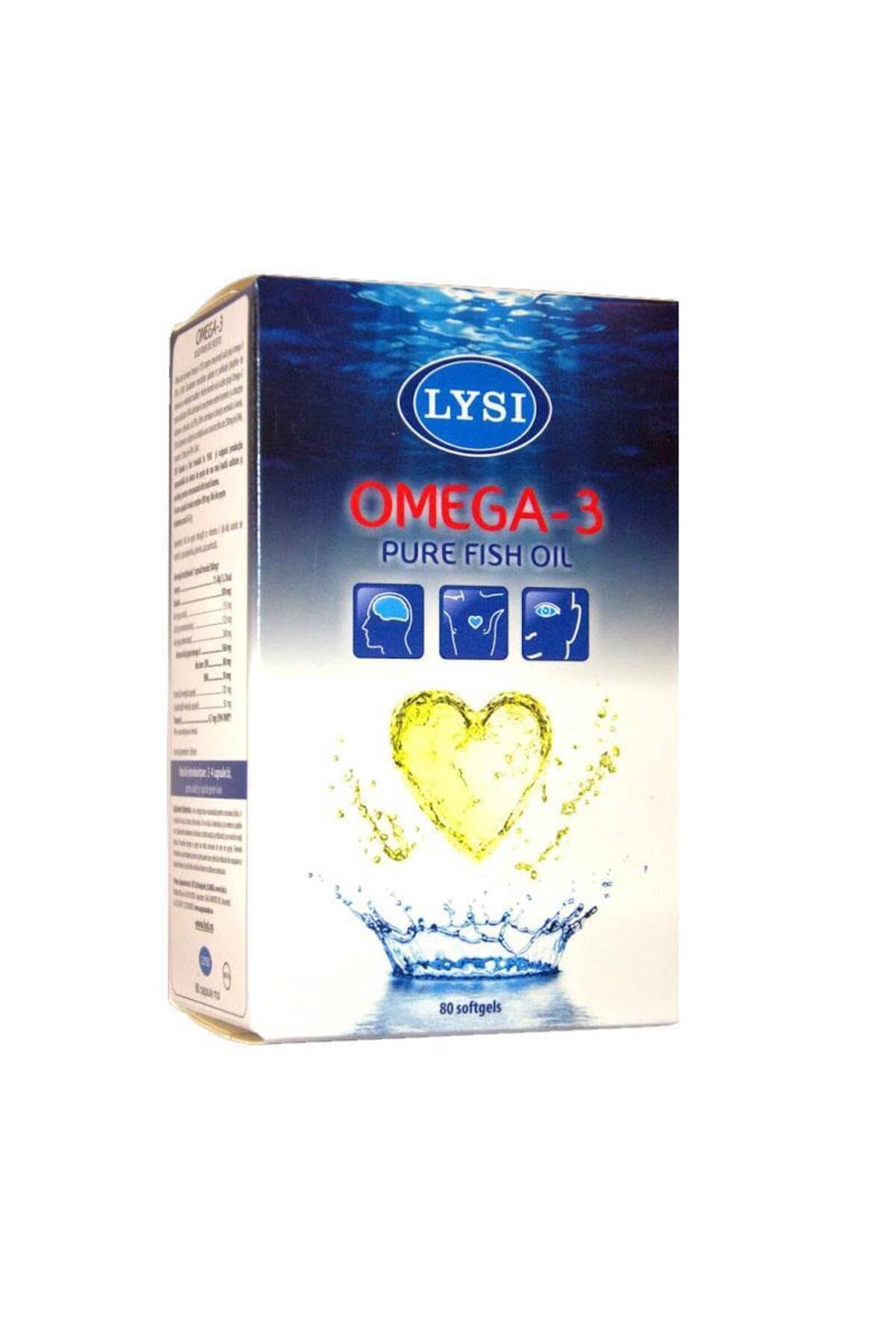 Lysi Omega 3 Saga Health 80 Capsule - One Size