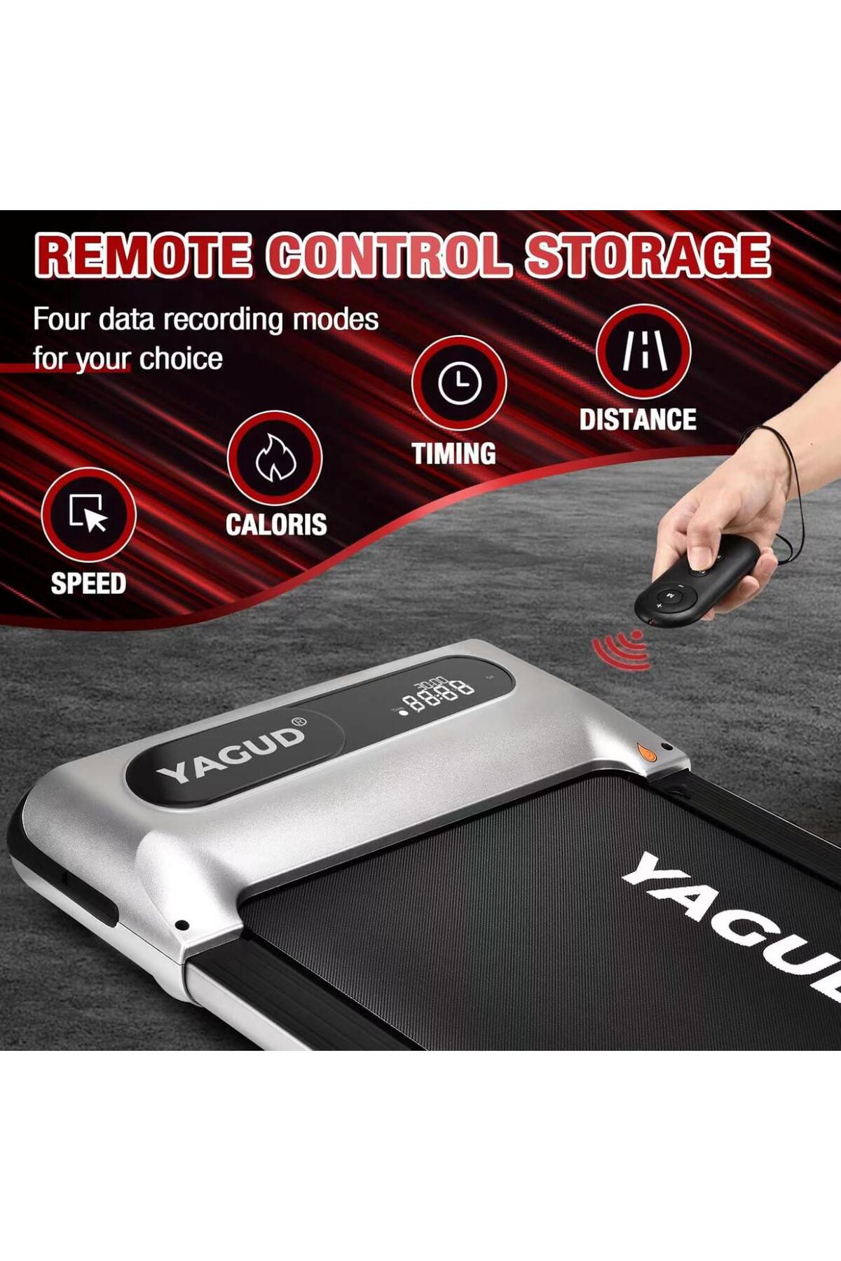 سير مشي كهربائي موديل 560A — خفيف، عملي، ومثالي للبيت مع ريموت تحكم