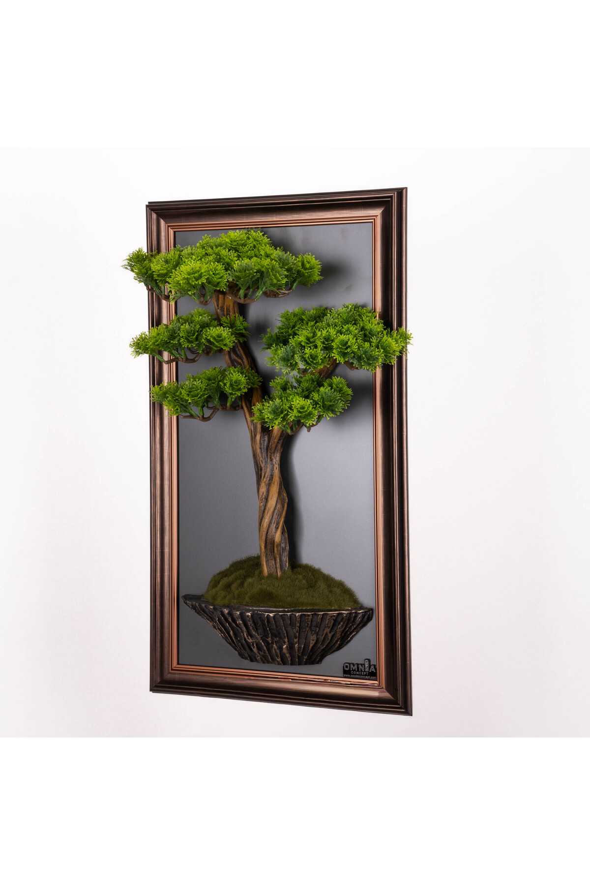 Omnia Concept Bonsai Tablaeu - 7D - Mdf Plaka Üzerinde Çerçeveli 3