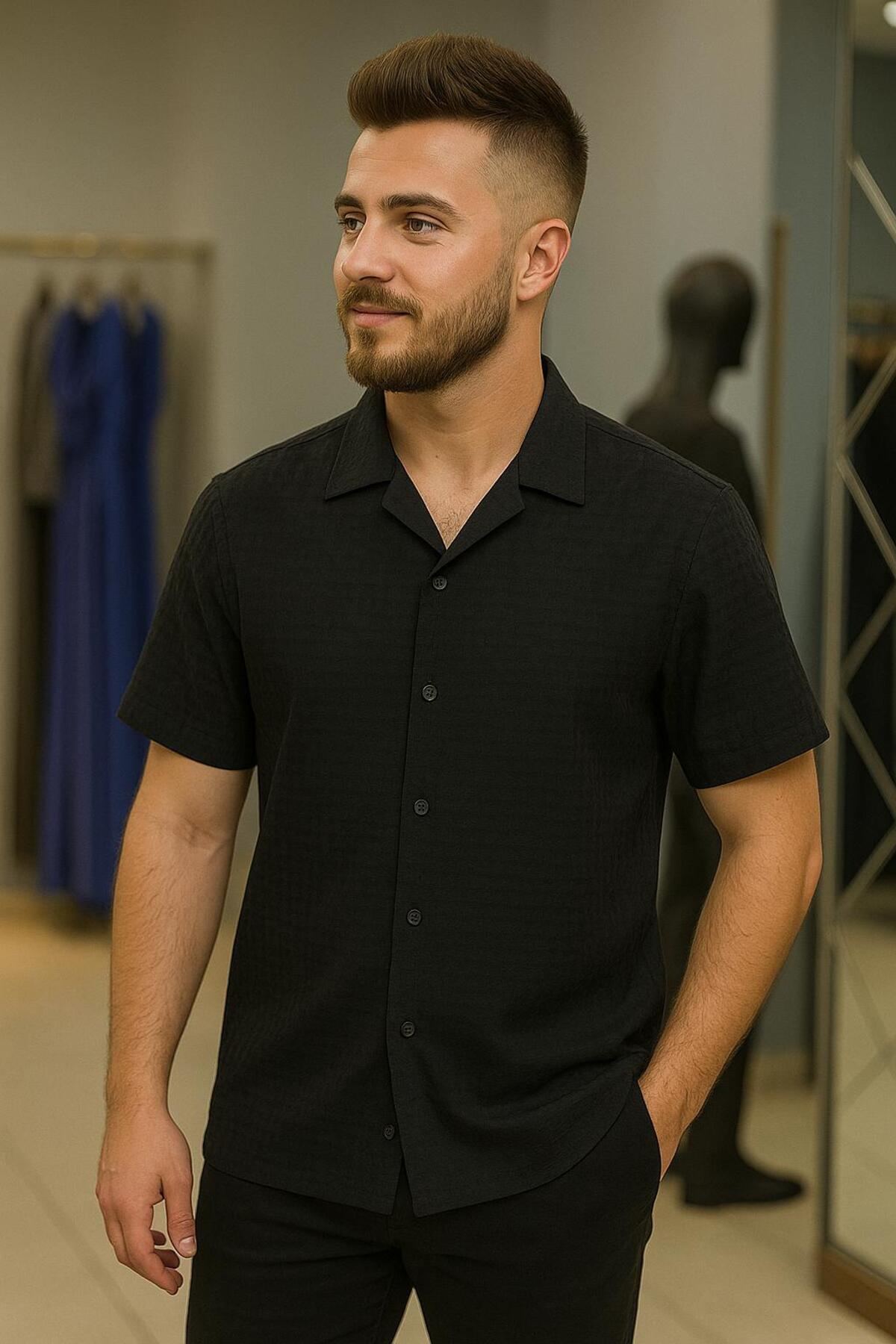 BASİCT kısakollu gömlek