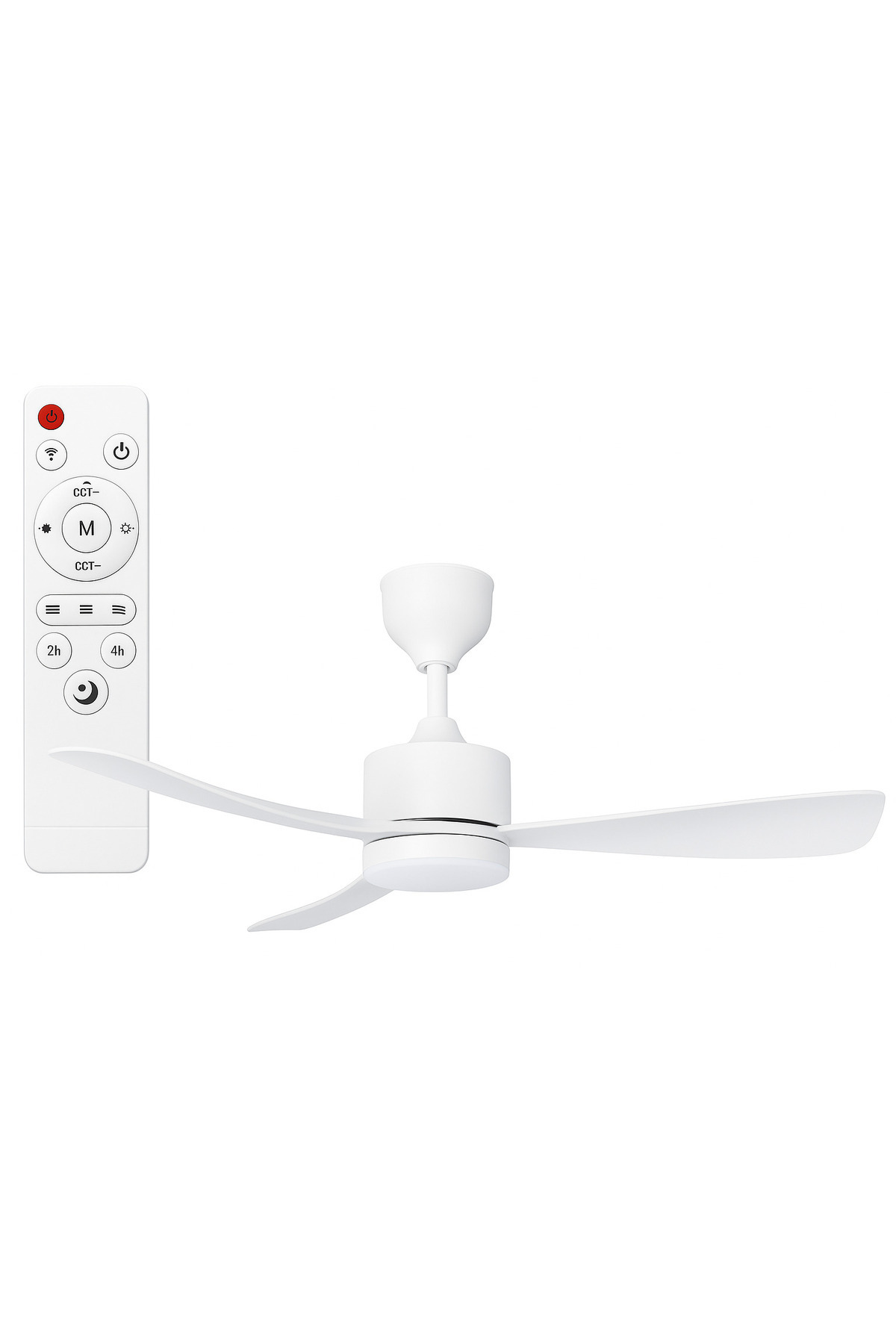 Helios Hs9303 70w 3 Kanatlı Uzaktan Kumandalı Ledli Dekoratif Tavan Vantilatör Beyaz