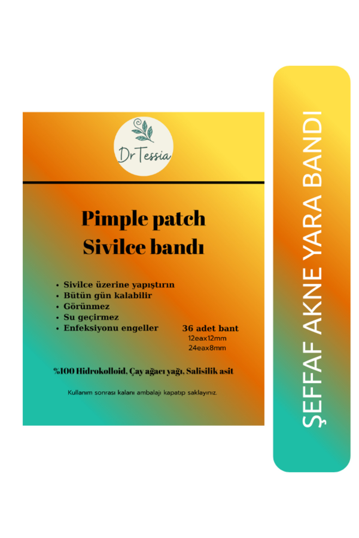 DrTessia Akne Bandı Pimple Patch
