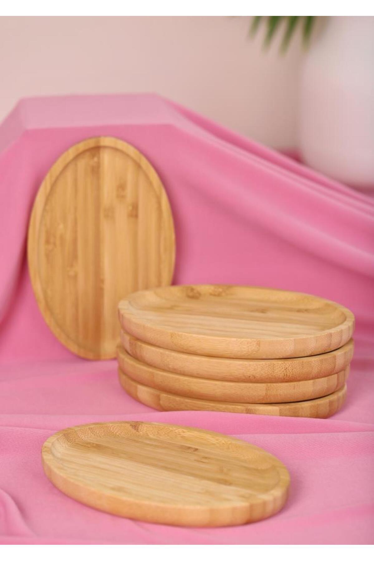 Bambum-Set of 6 Oval Serving Plates – Breakfast and Presentation Plates 5