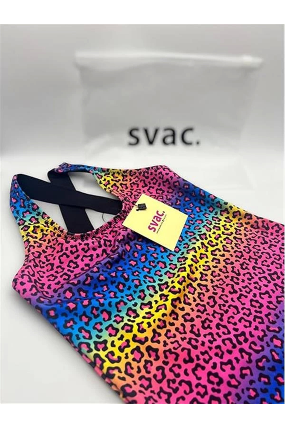 Genel Markalar LEO Kız Çocuk Mayo Renkli Leopar Deniz Havuz Yüzücü Plaj Çabuk Kuruyan Fit Kalıp Esnek 13-14YAŞ fotoğrafı 4 (önizleme)