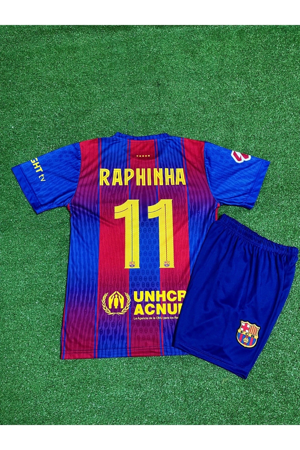 BARBITOS Barcelona 2025/26 Yeni Sezon Raphinha İç Saha Çocuk Forması ...