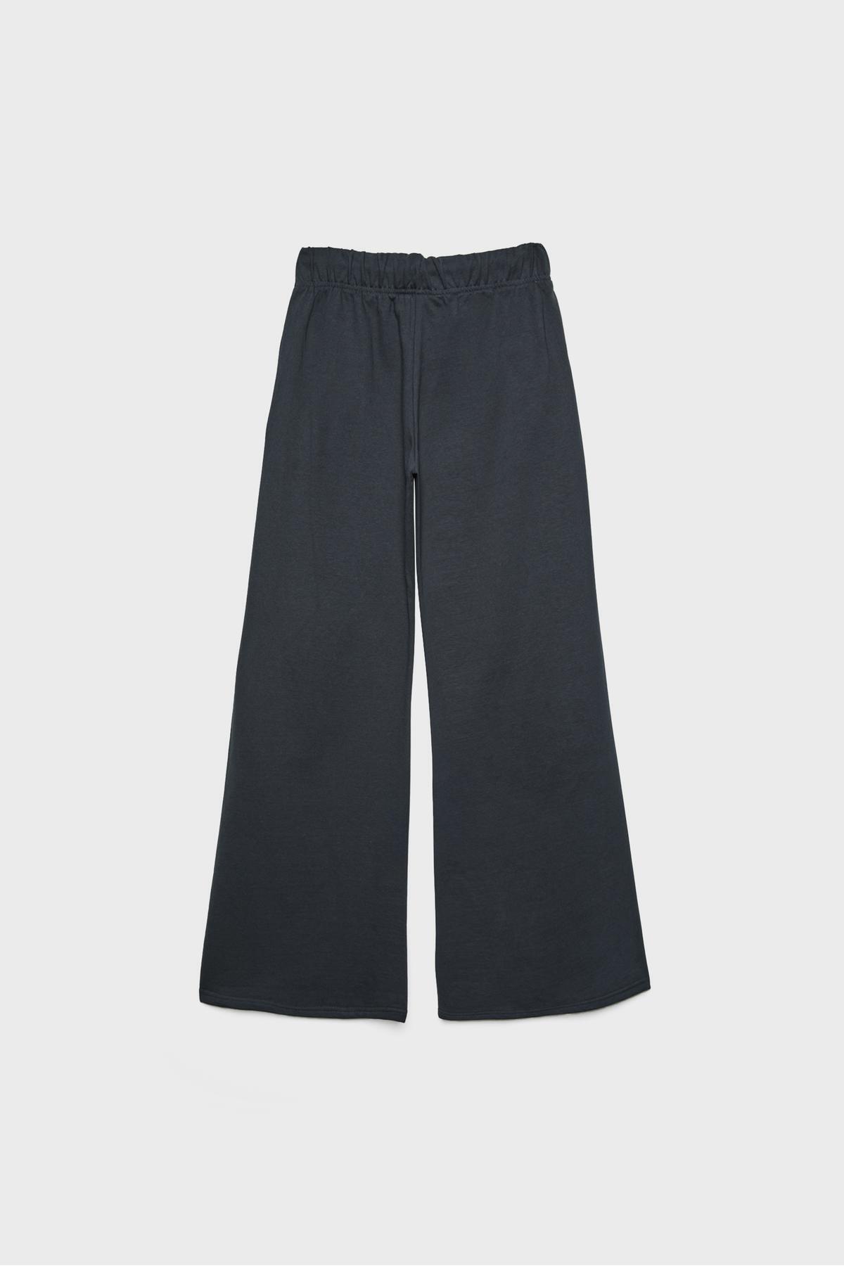 Stradivarius-Relaxed fit flared trousers with drawstrings 7
