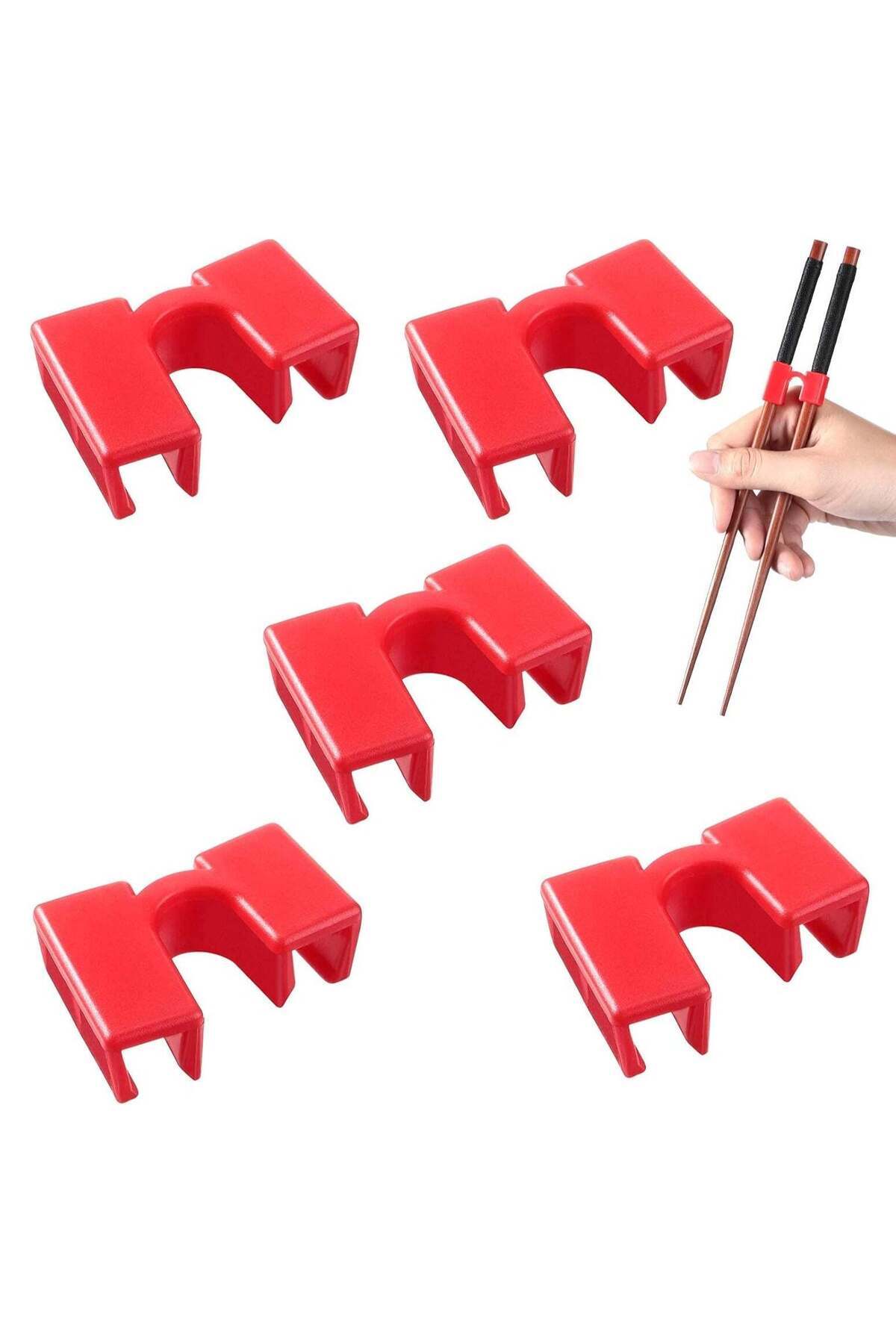 Generic-Vitacelli Chopstick Helpers 5 Pieces Reusable Chopstick Helpers Training Chopsticks BPA Free POM Fo 1